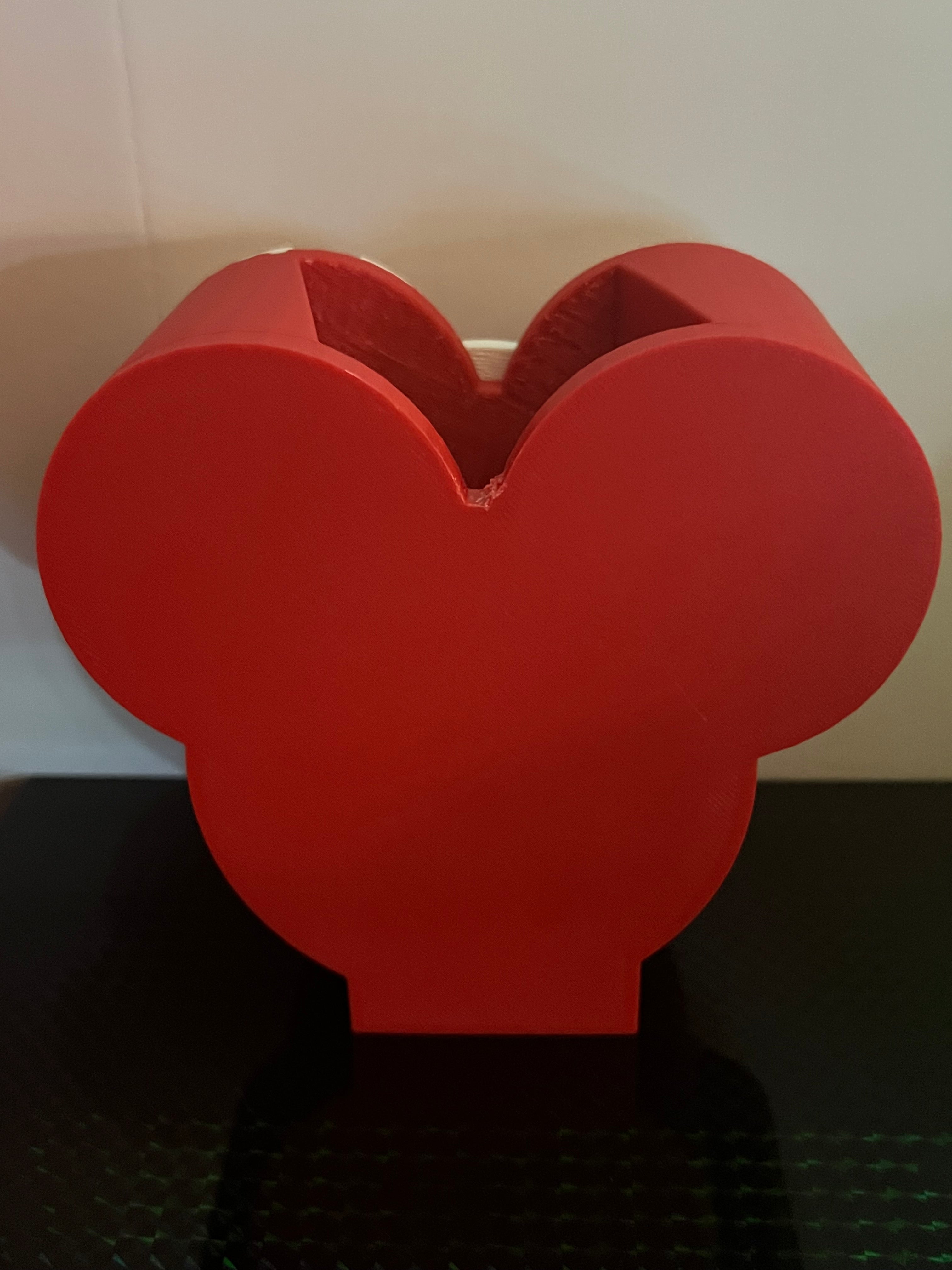 Christmas Mickey Mouse Peppermint Bath & Body Soap Holder by 3D print