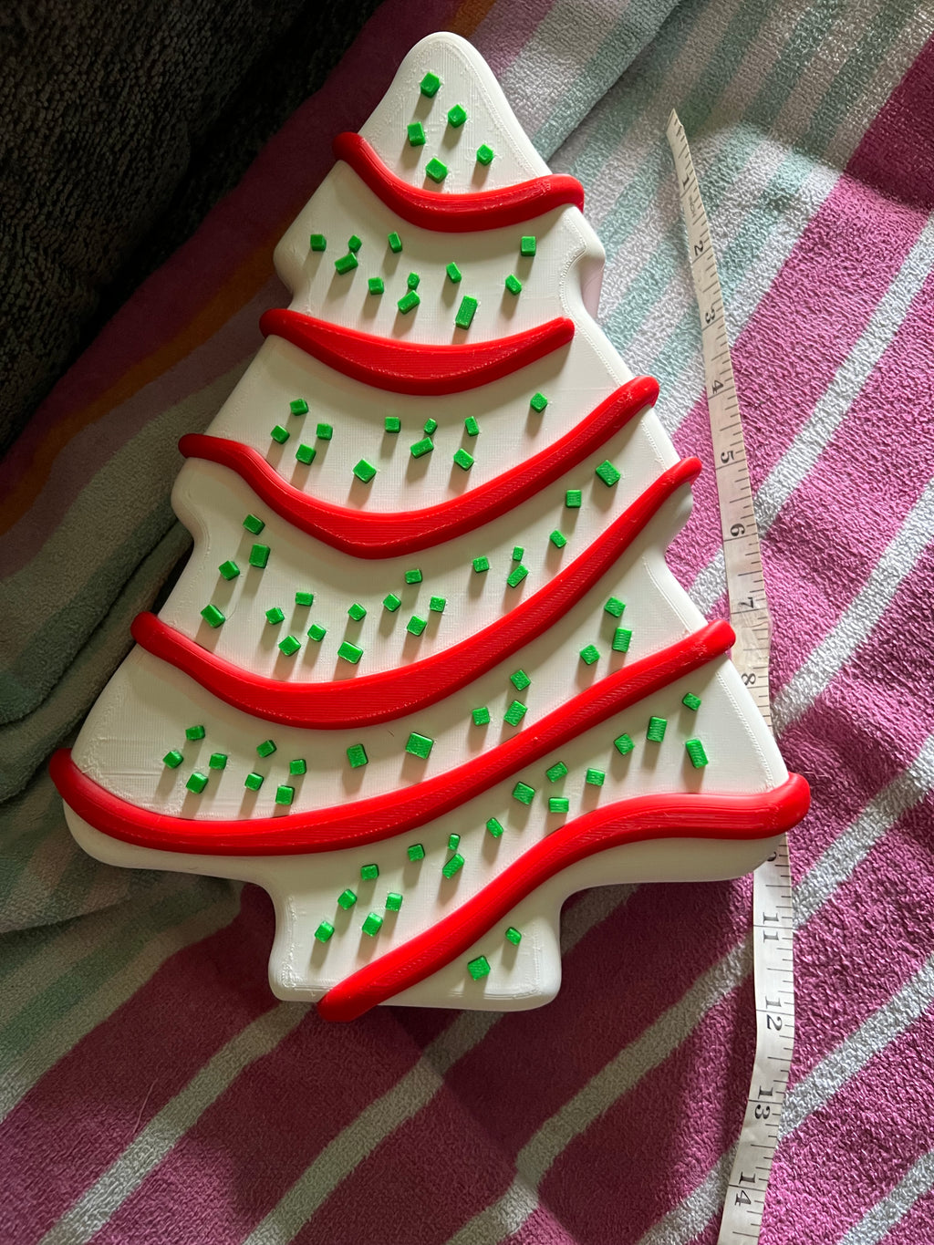 Little Debbie Christmas Cake Storage Bin by 3 D print