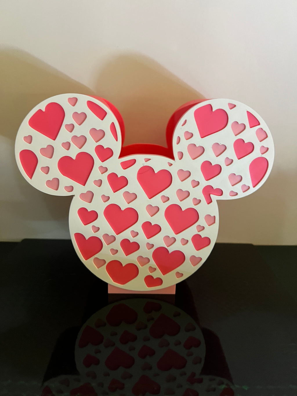 Valentine day (Pink) Mickey Mouse bath and body works soap holder