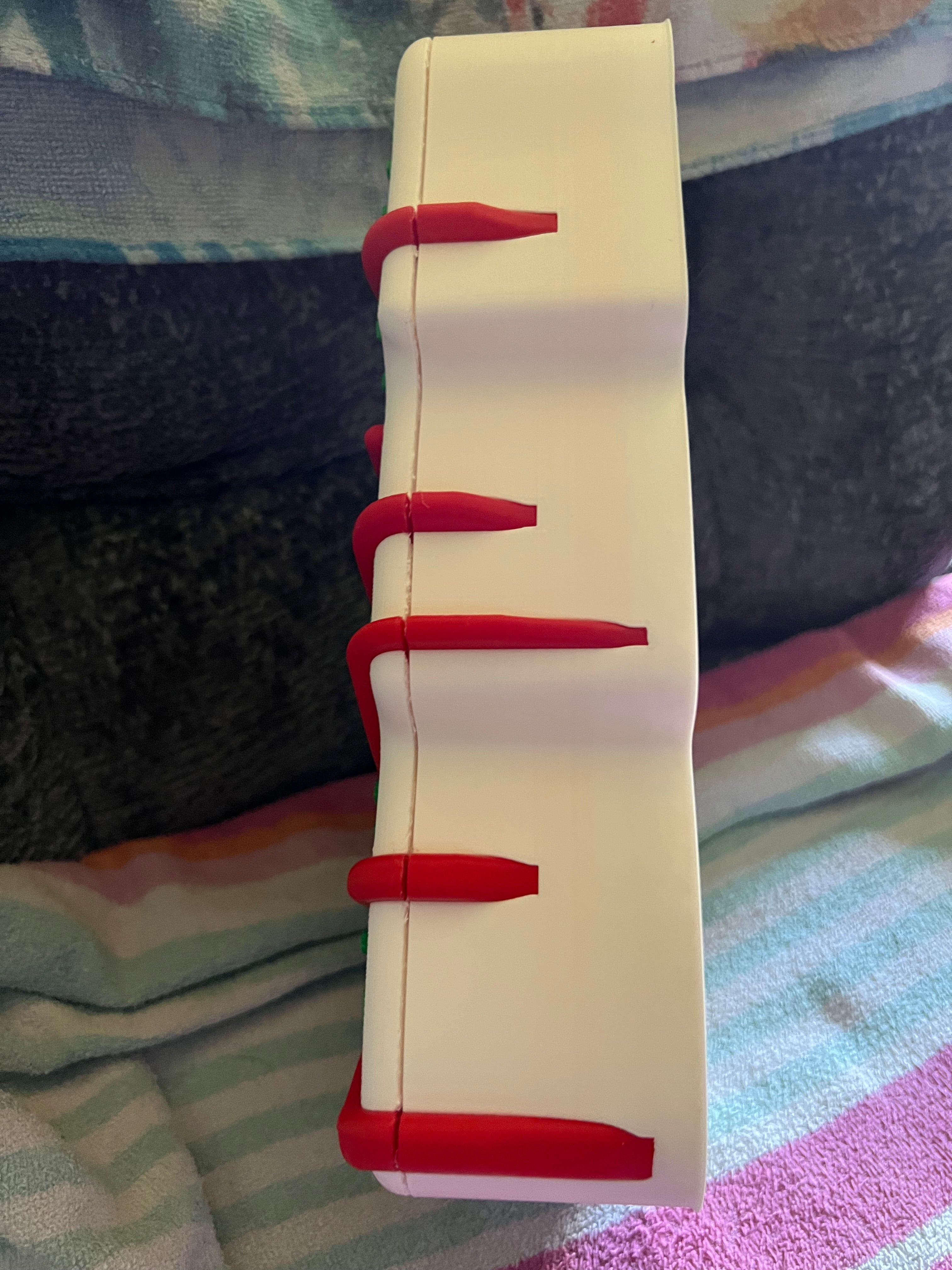 Little Debbie Christmas Cake Storage Bin by 3 D print