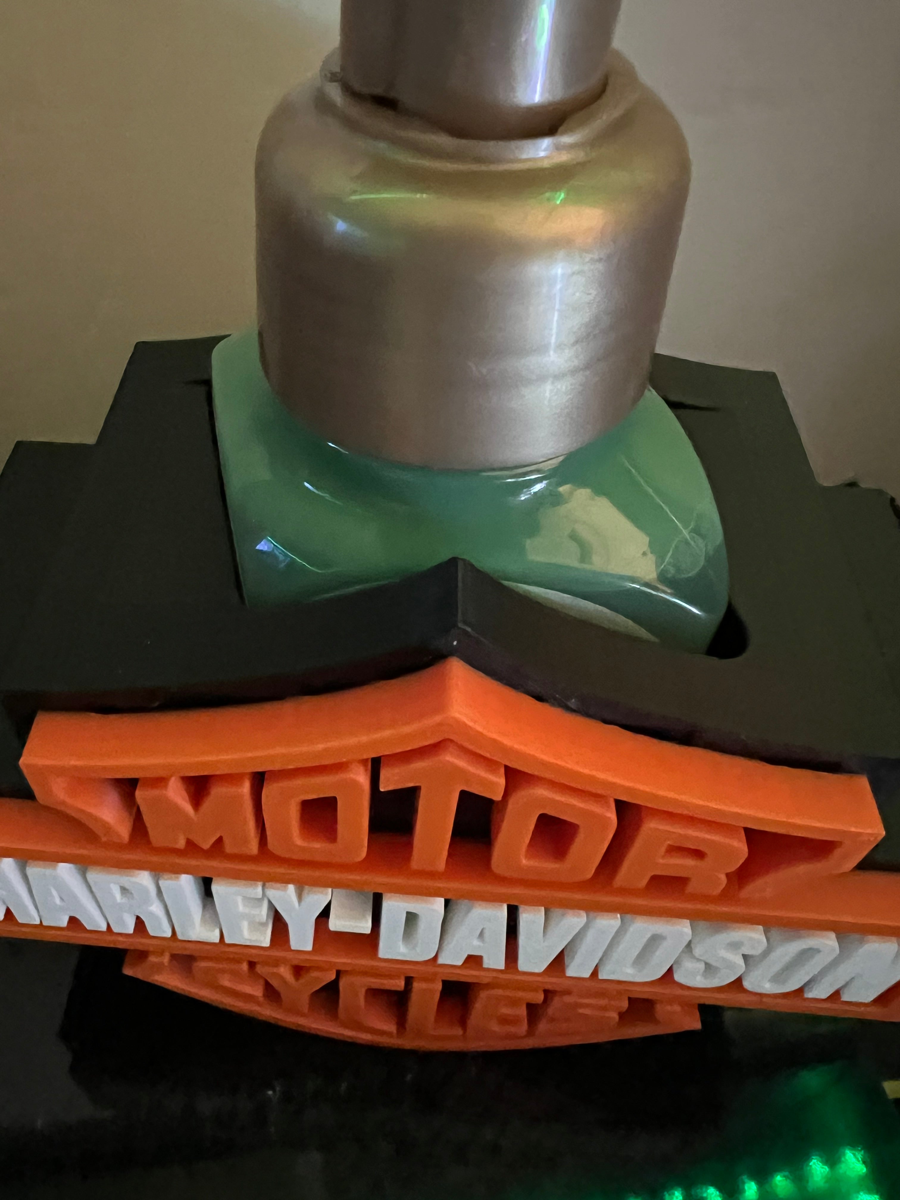 Custom design - Harley Davidson bath and body works soap holder