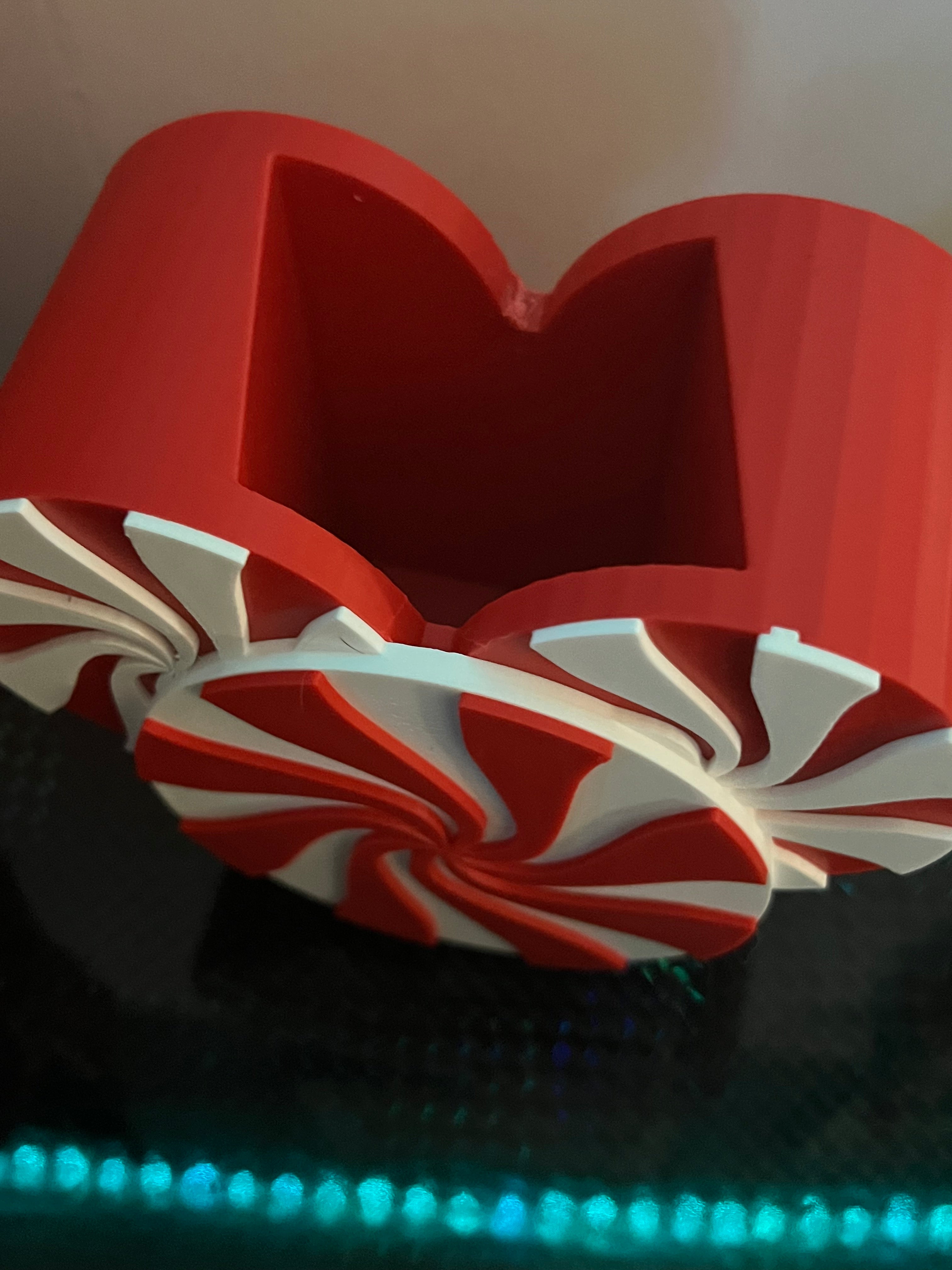 Christmas Mickey Mouse Peppermint Bath & Body Soap Holder by 3D print