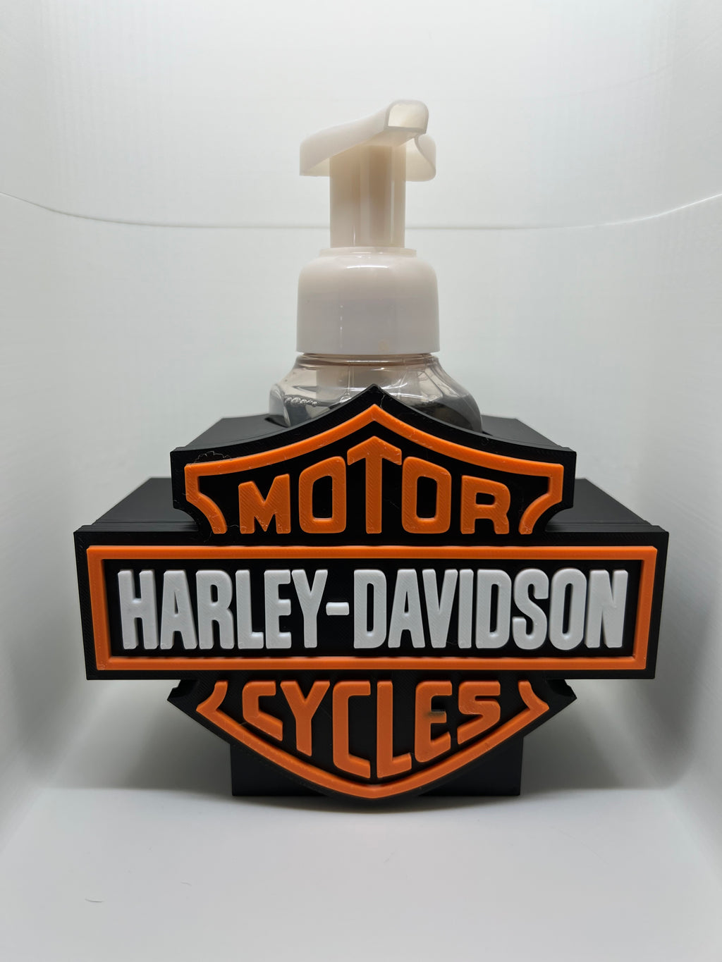 Custom design - Harley Davidson bath and body works soap holder