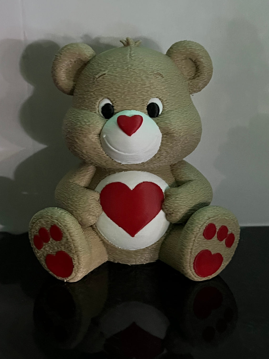 Heart Care Bear by 3D print