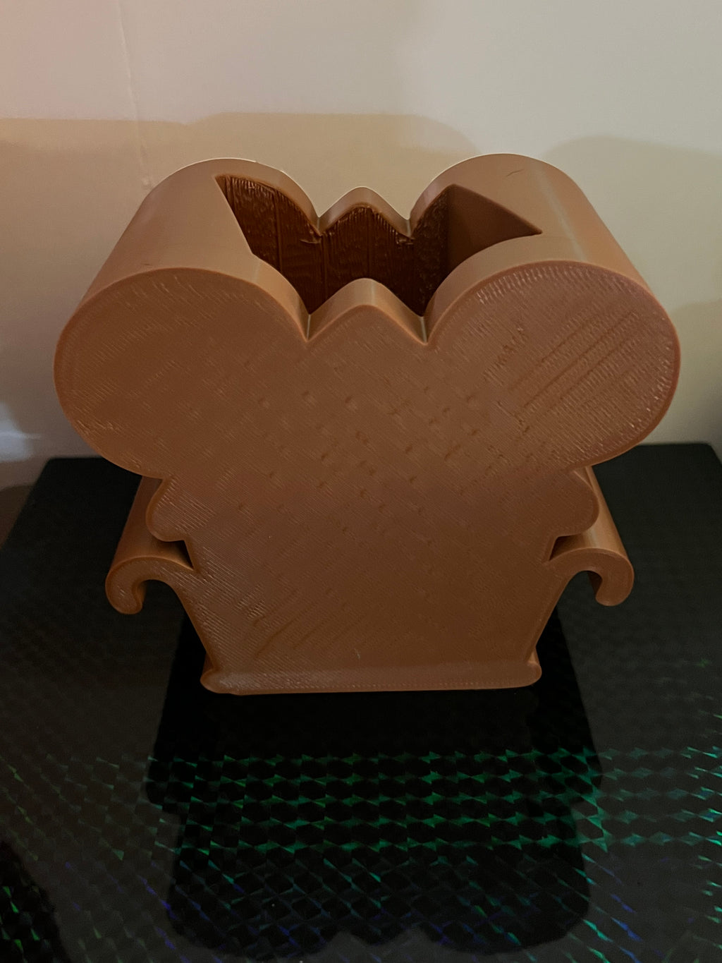 Gingerbread style Mickey Mouse Bath and Body works soap holder by 3D print