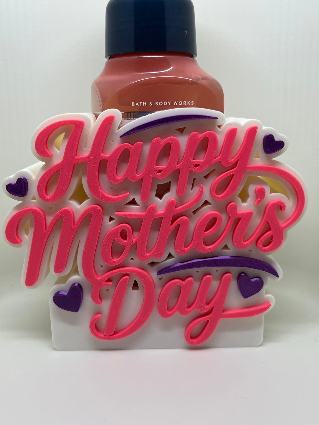 Custom design - Happy Mothers Day bath and body works soap holder