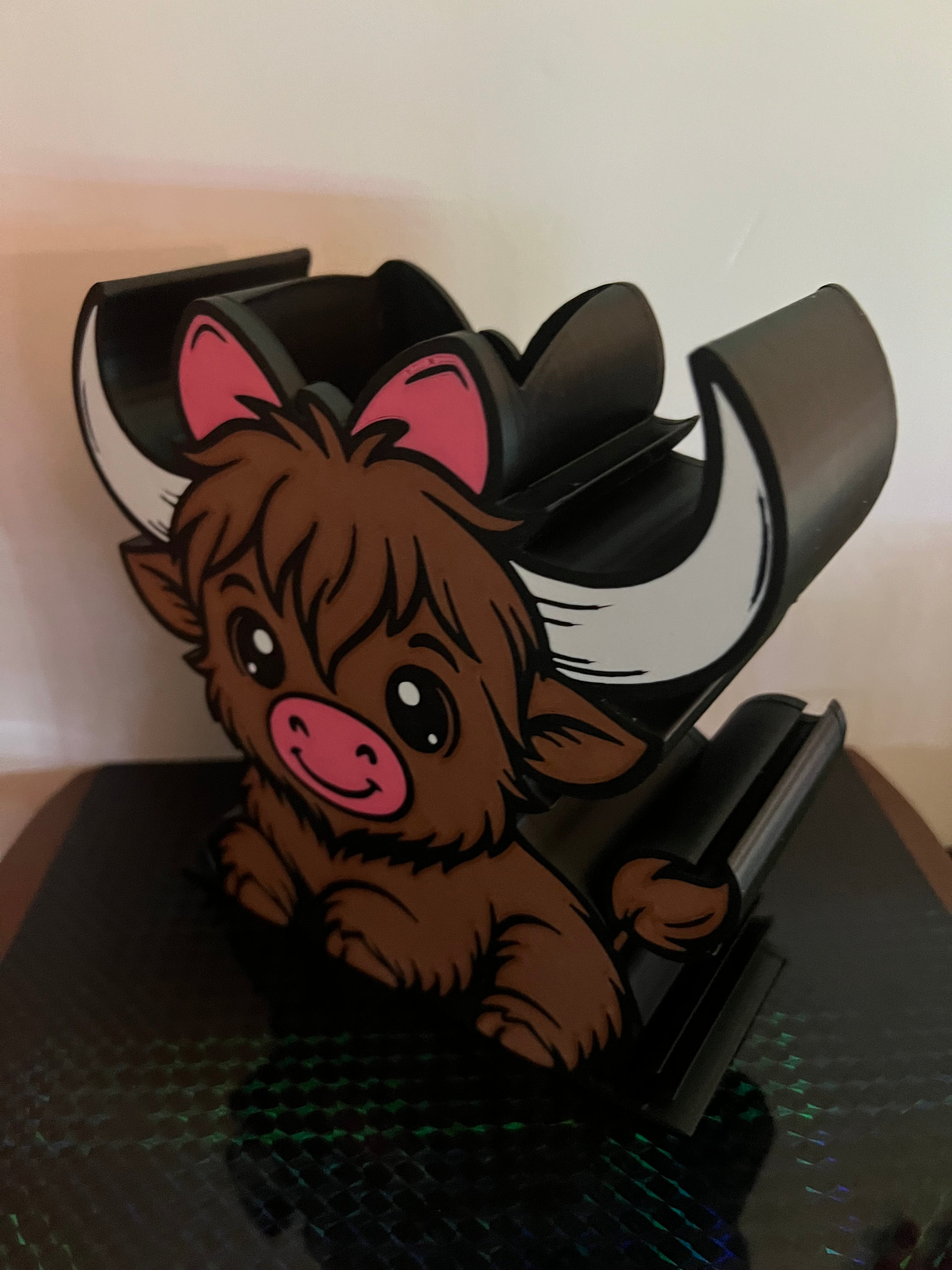 Female Highland Cow Bath & Body Works Soap Holder