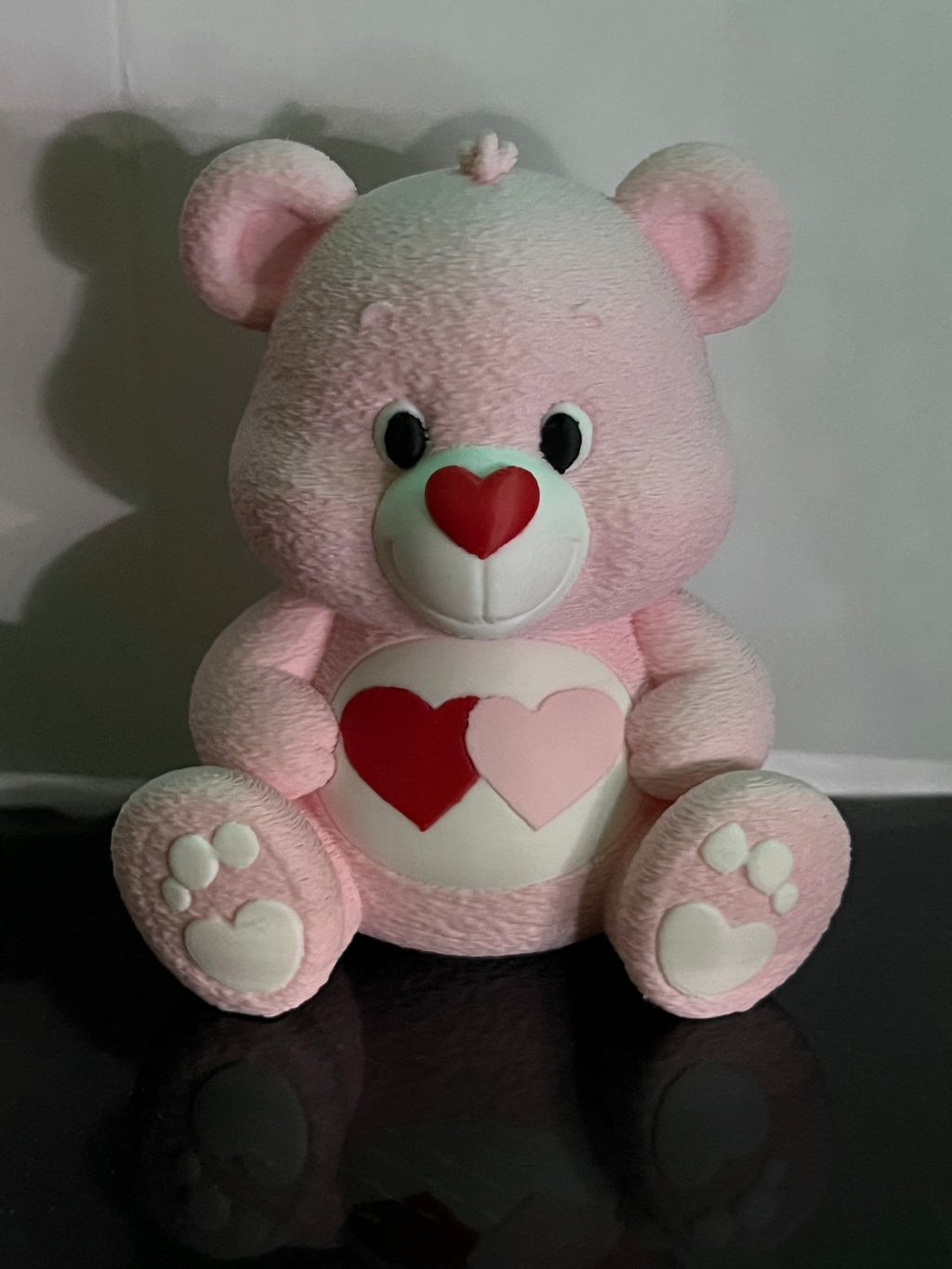 2 Hearts Care Bear by 3D print