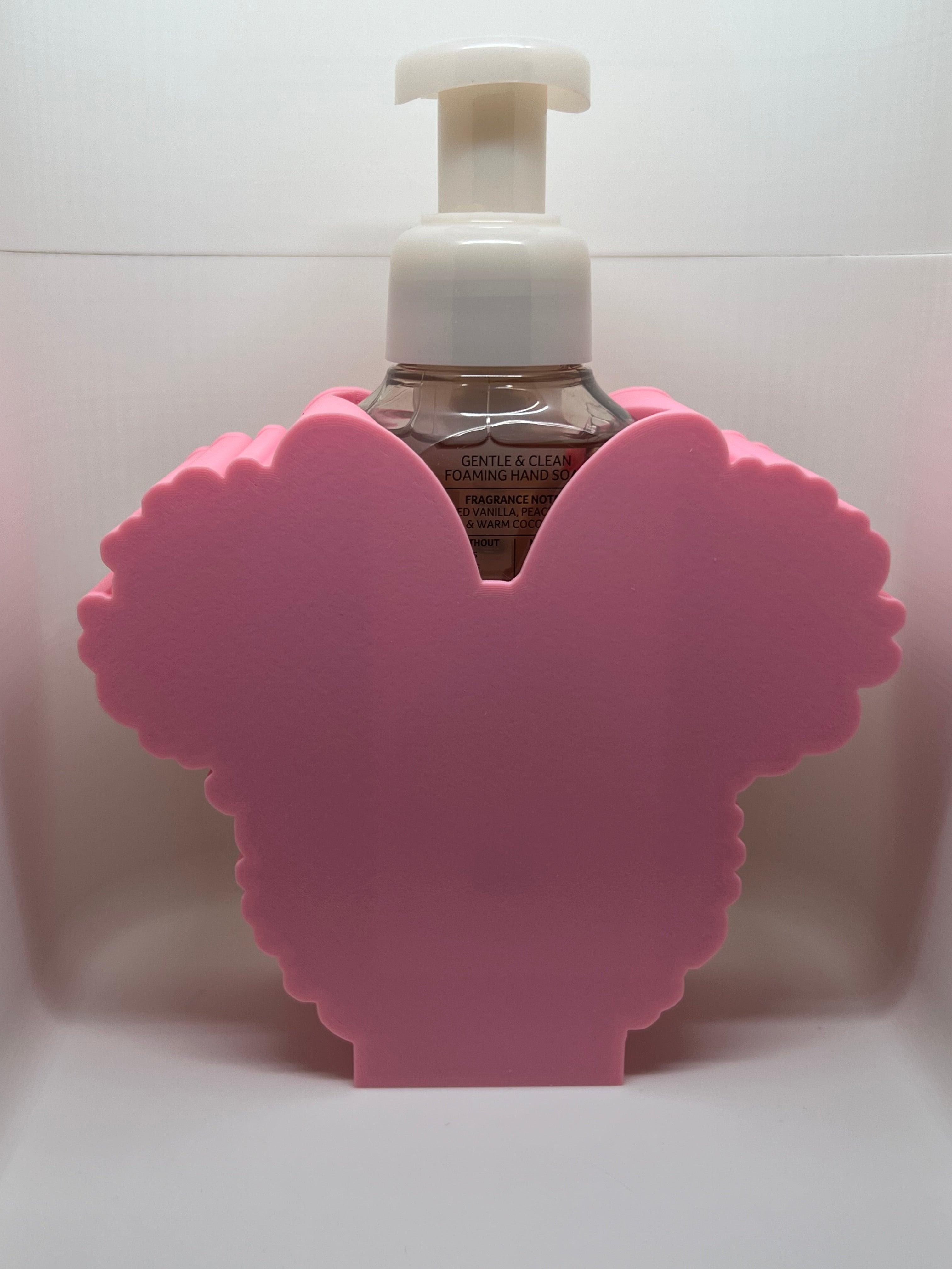 Custom Design - Easter Peeps and flower Minnie Mouse ears bath and body works soap holder