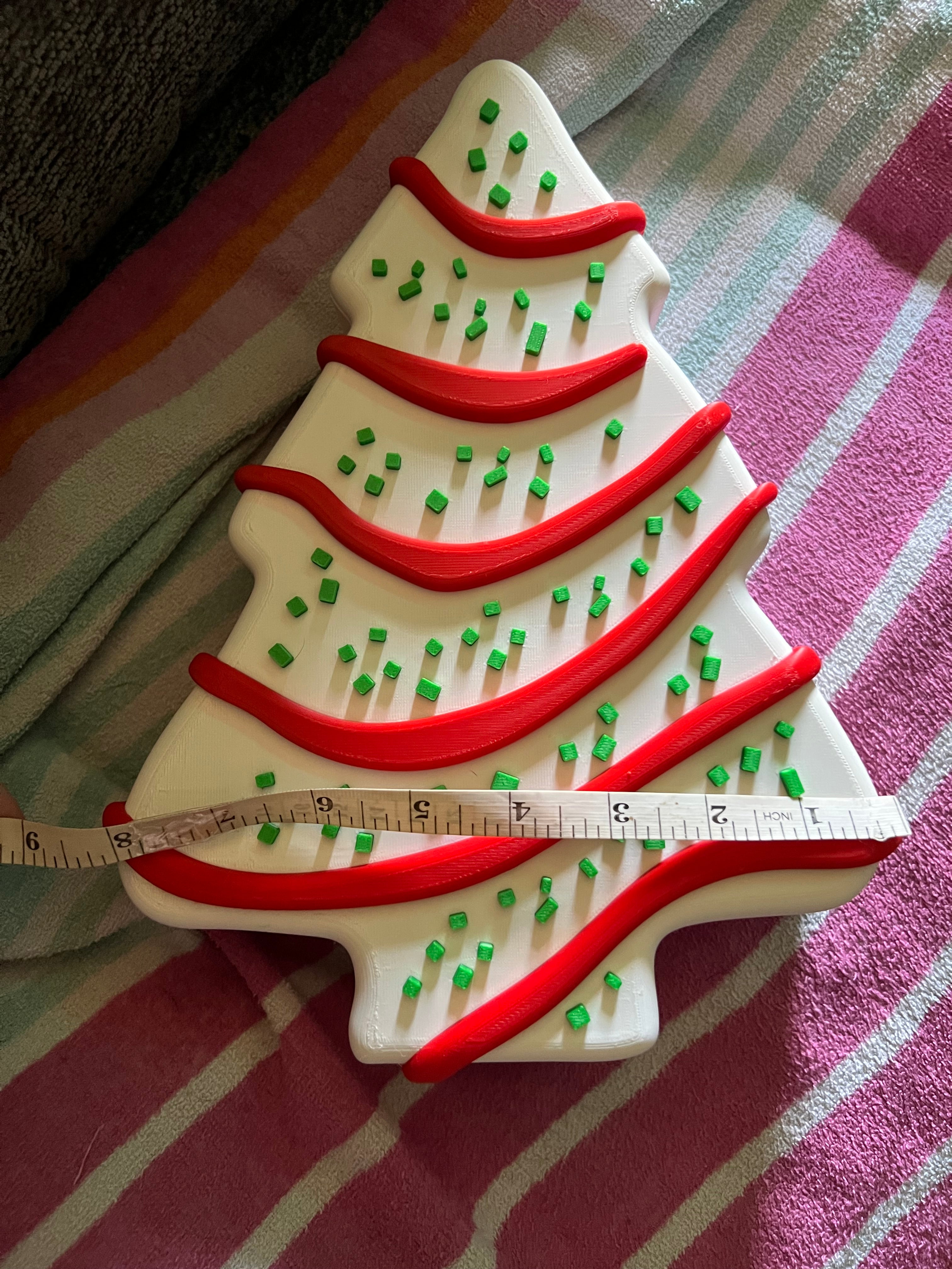 Little Debbie Christmas Cake Storage Bin by 3 D print