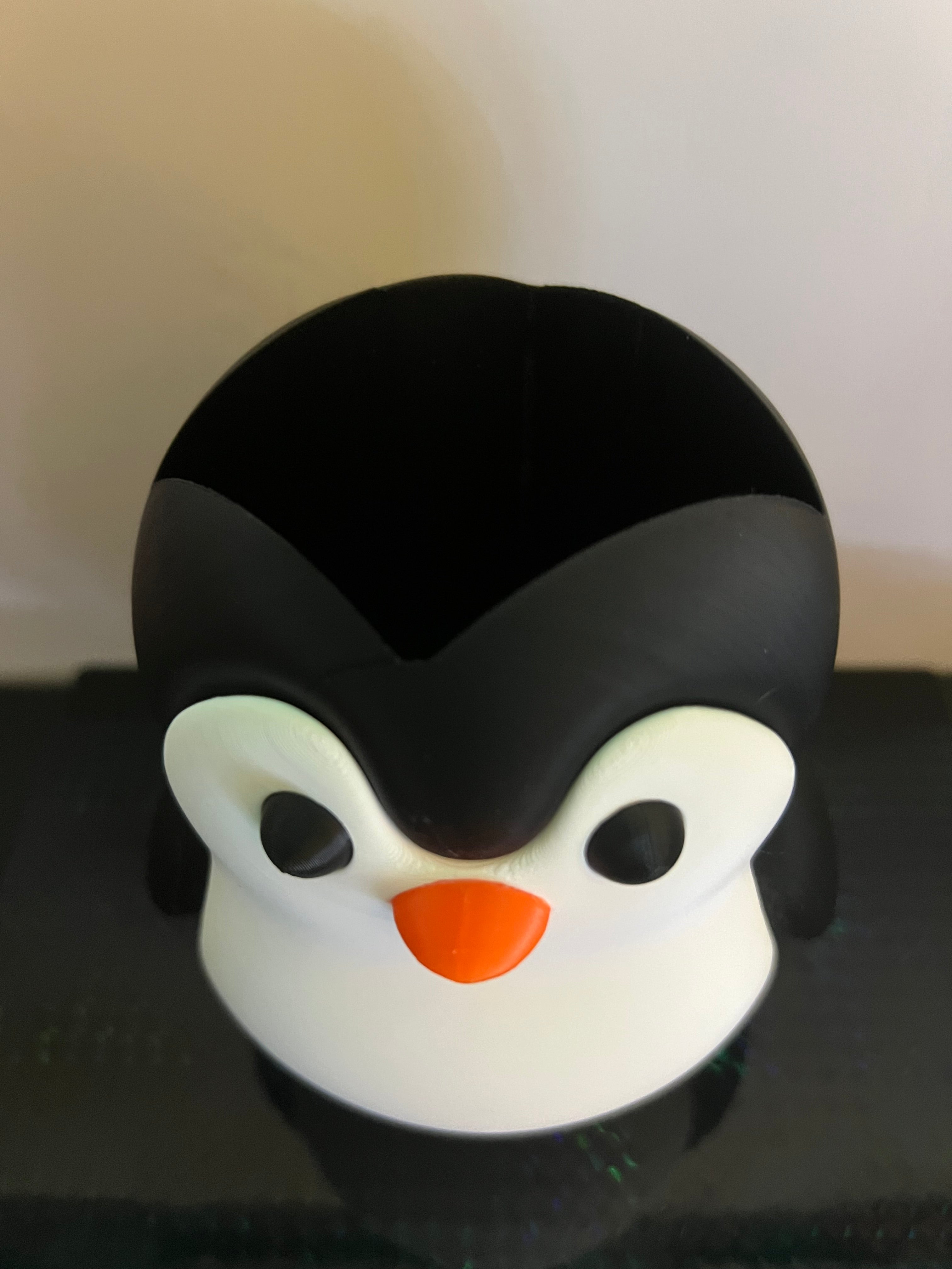 Penguin for bath and body works soap holder