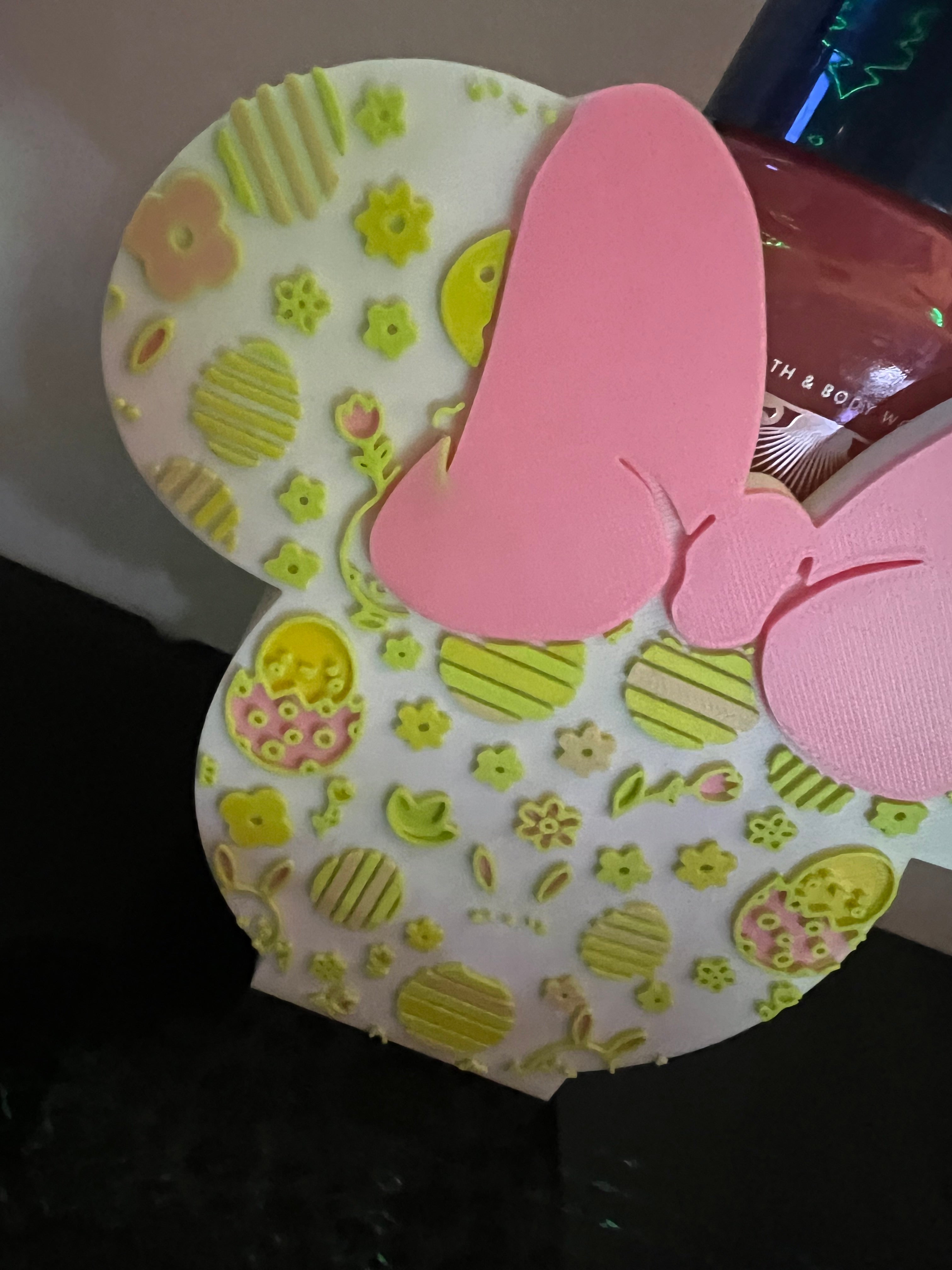 Easter Minnie Mouse bath and body works soap holder