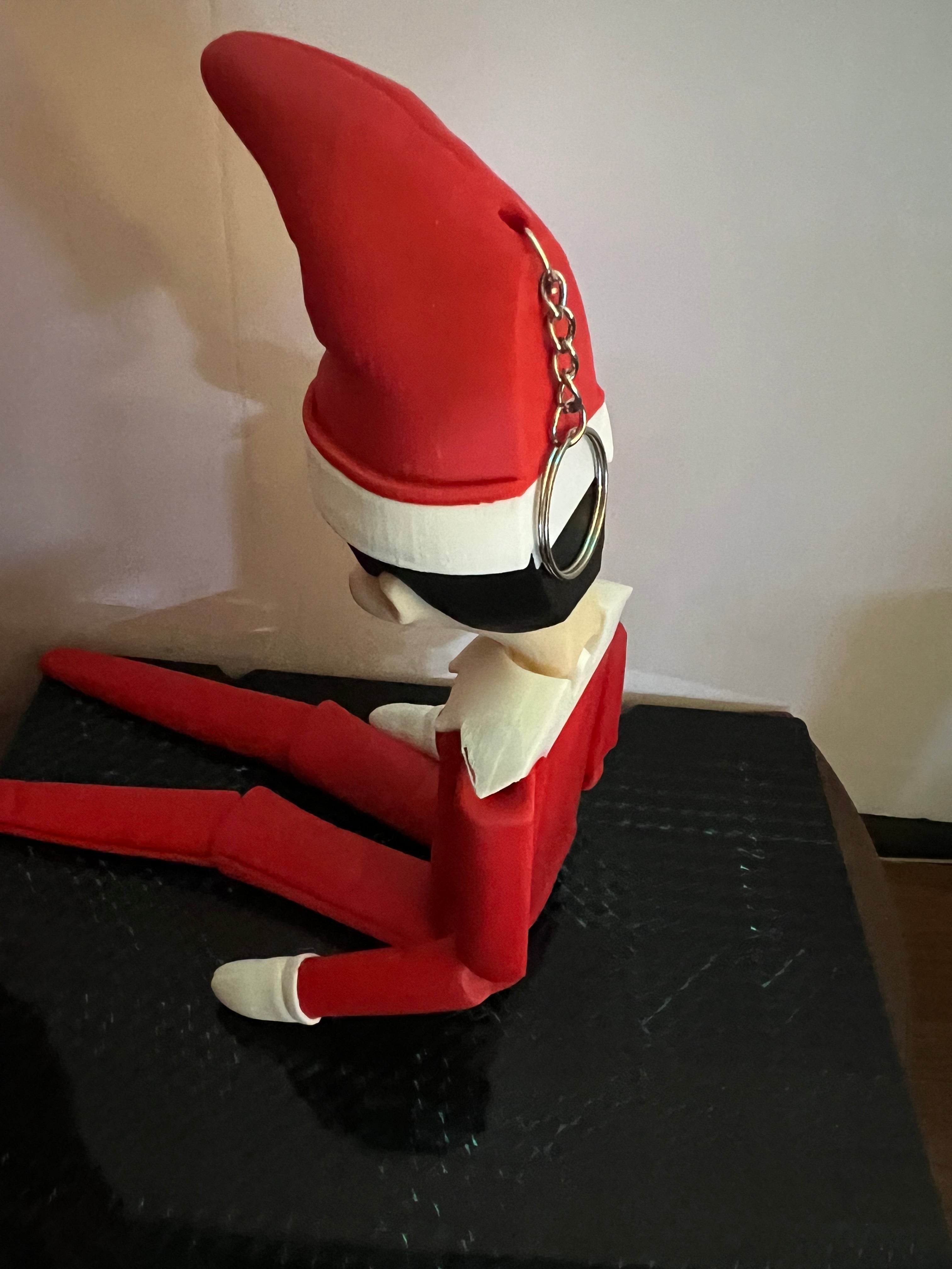Christmas Flexi Elf on the Shelf by 3D print