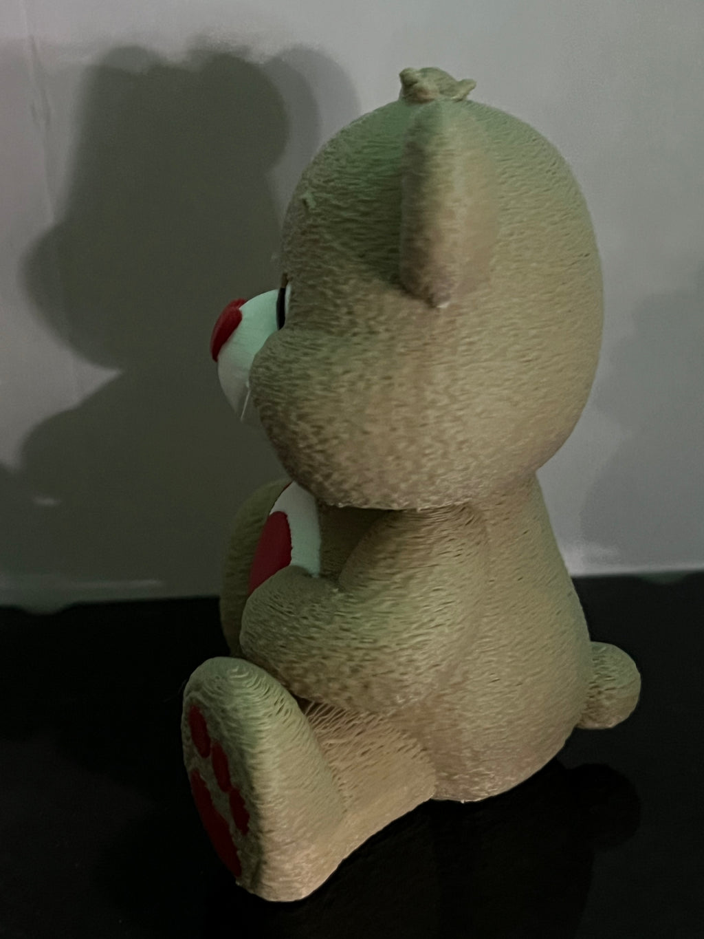 Heart Care Bear by 3D print