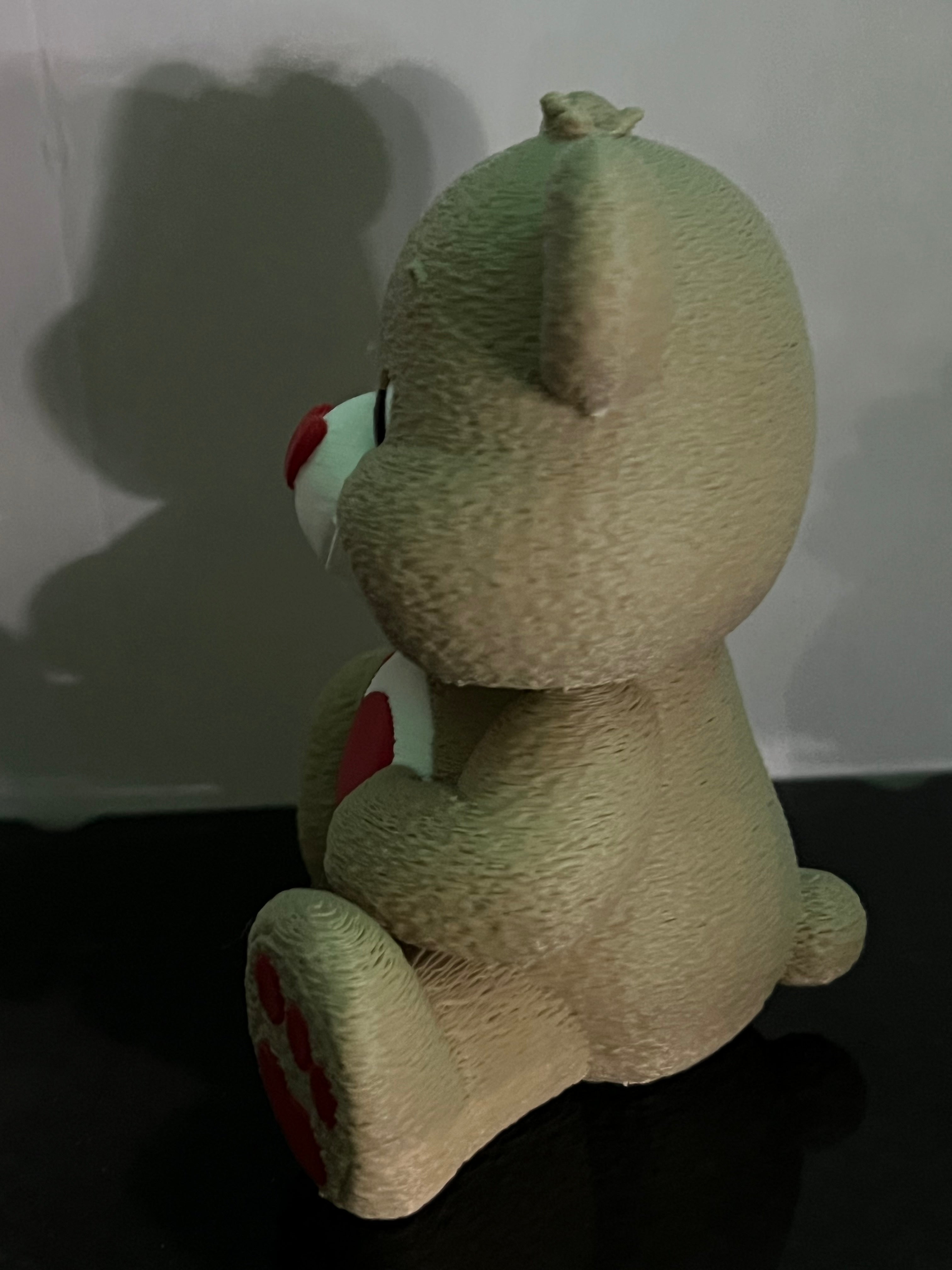 Heart Care Bear by 3D print