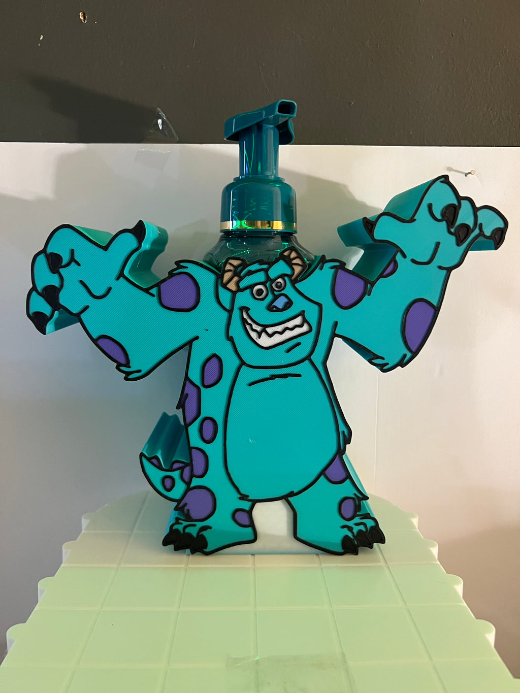 Custom Design - The Monsters Inc Sully bath and body works soap holder