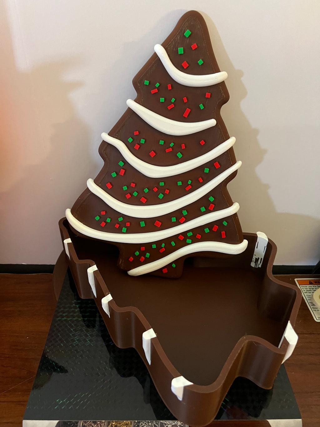 Huge Little Debbie Chocolate Christmas tree