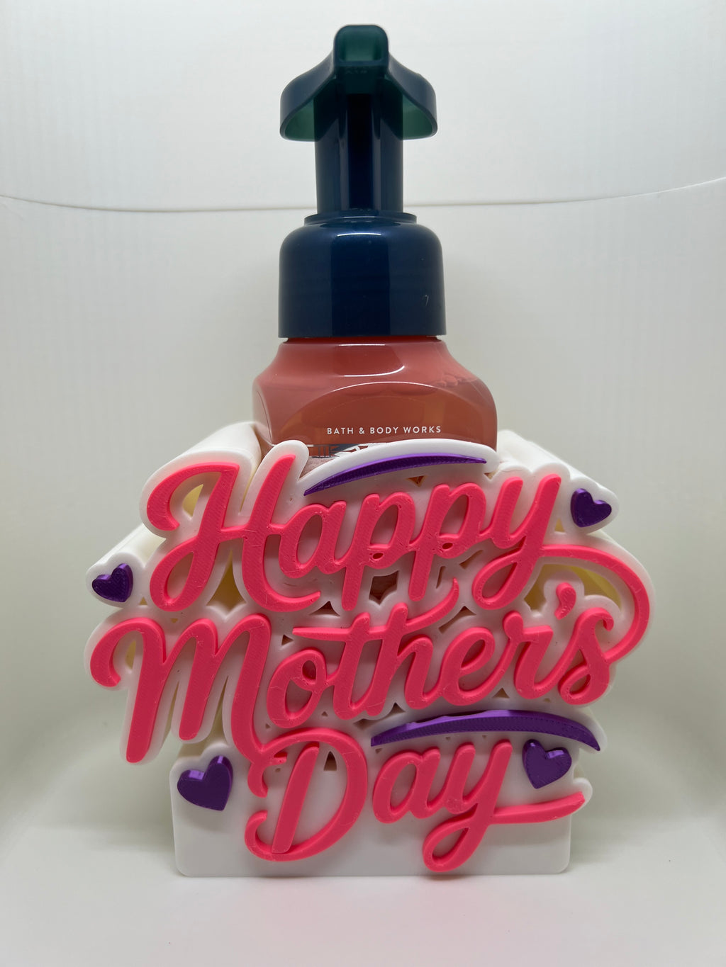 Custom design - Happy Mothers Day bath and body works soap holder