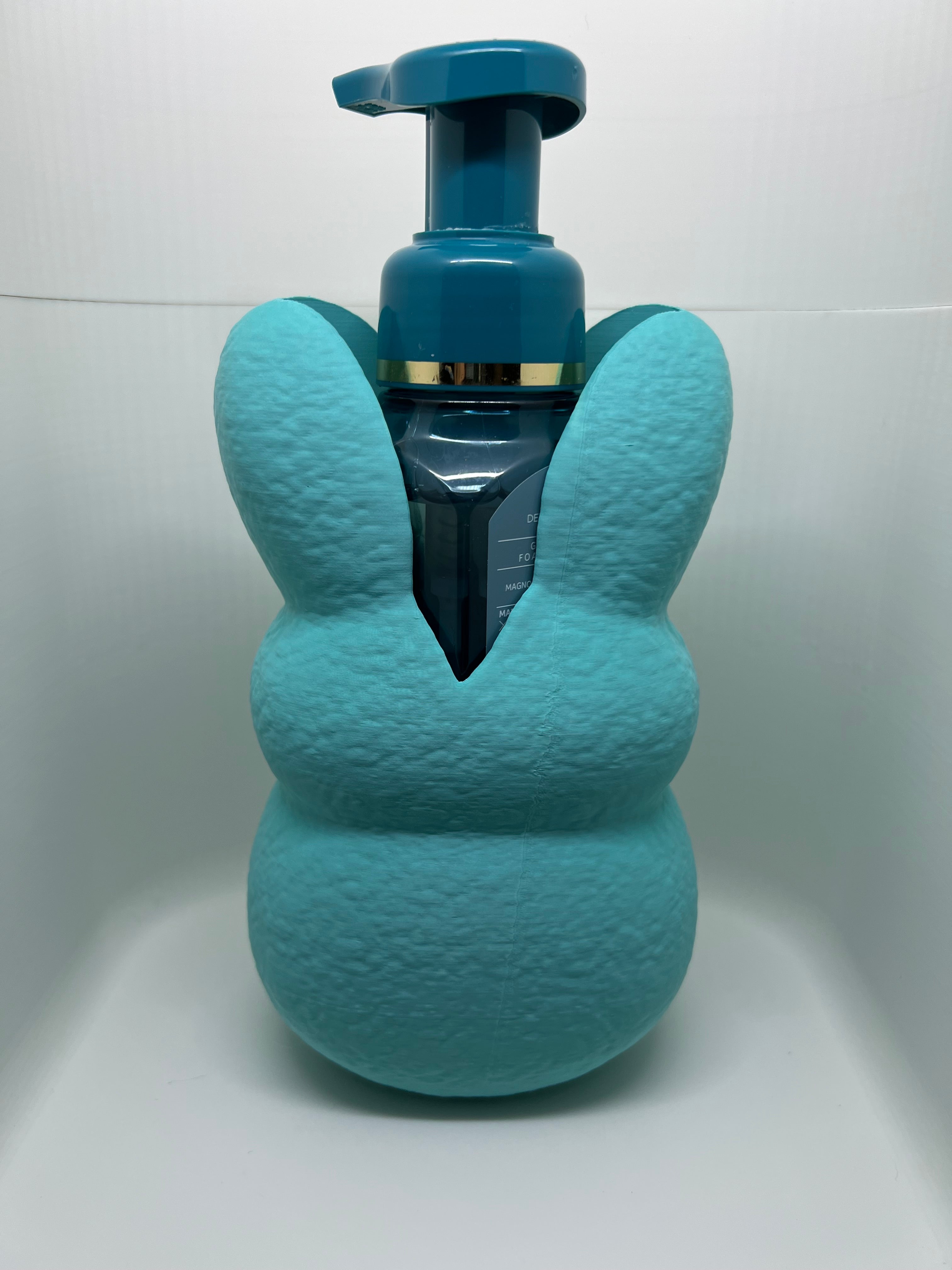 Custom Design - Easter Teal  Peeps Bunny bath and body works soap holder