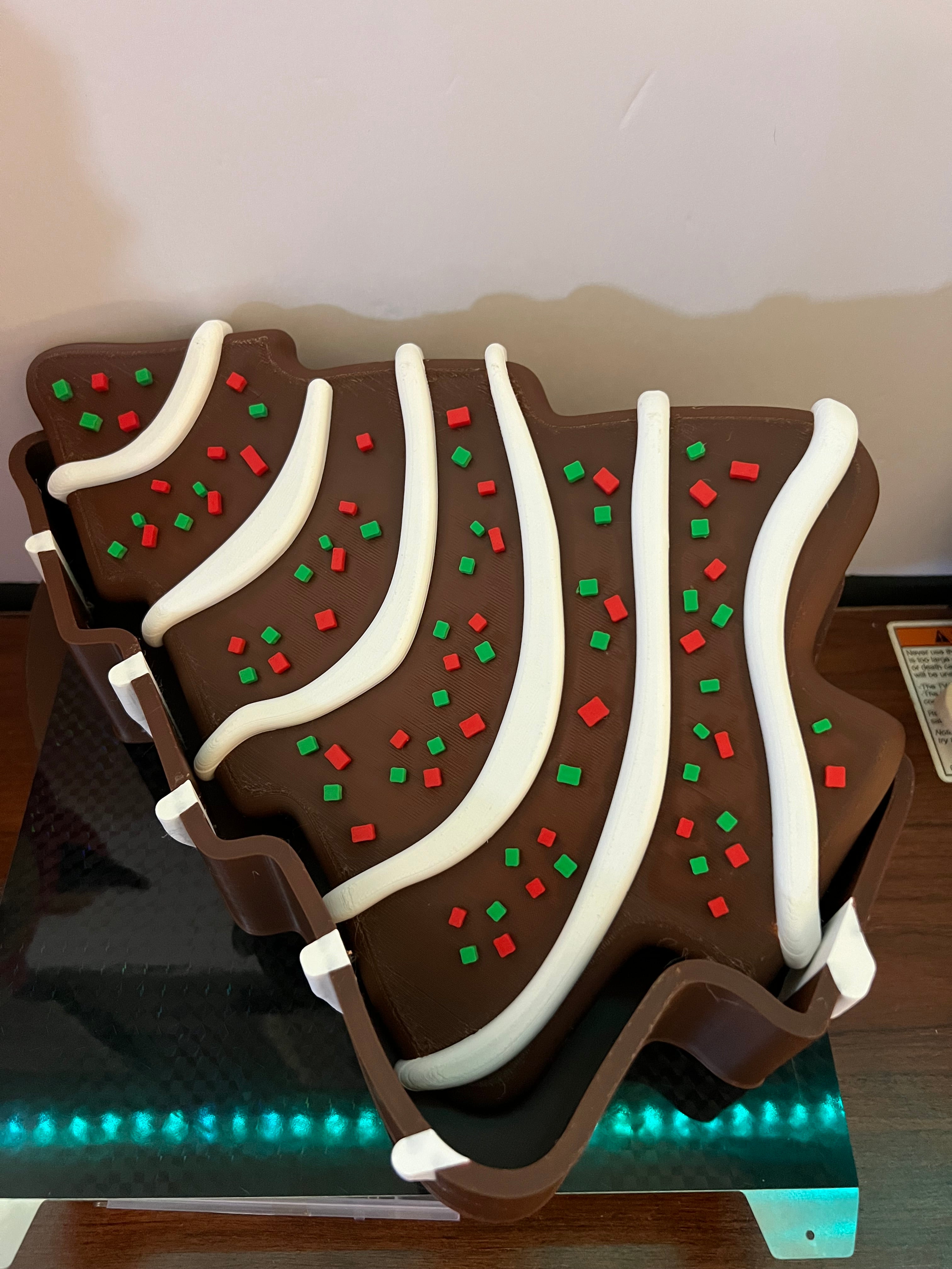 Huge Little Debbie Chocolate Christmas tree