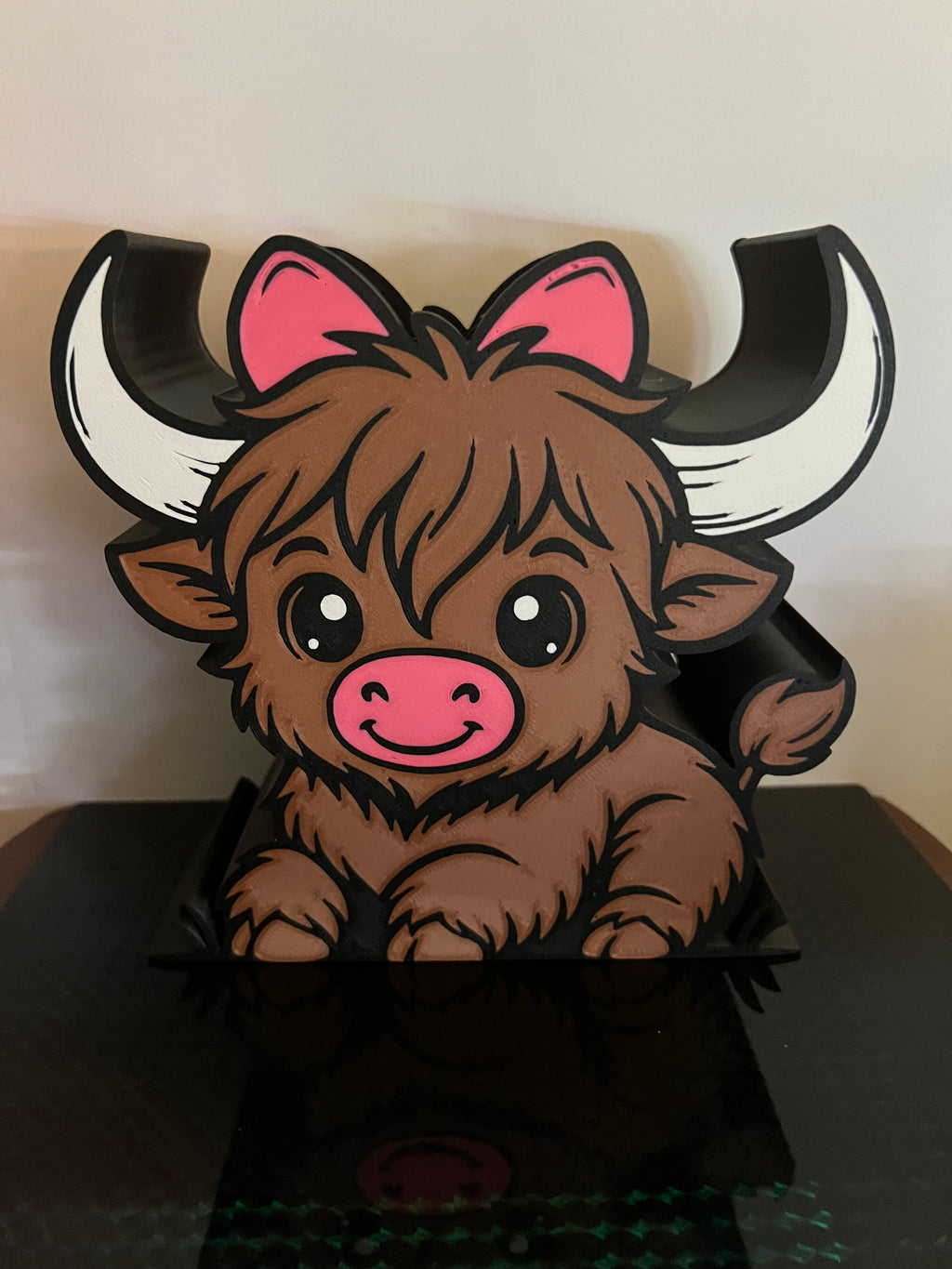 Female Highland Cow Bath & Body Works Soap Holder
