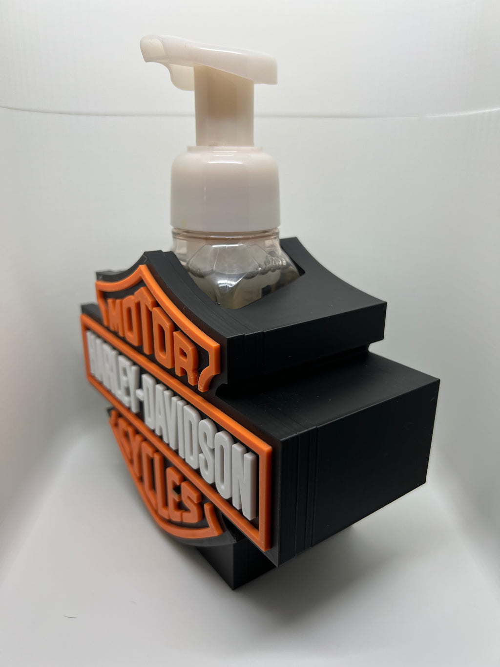 Custom design - Harley Davidson bath and body works soap holder
