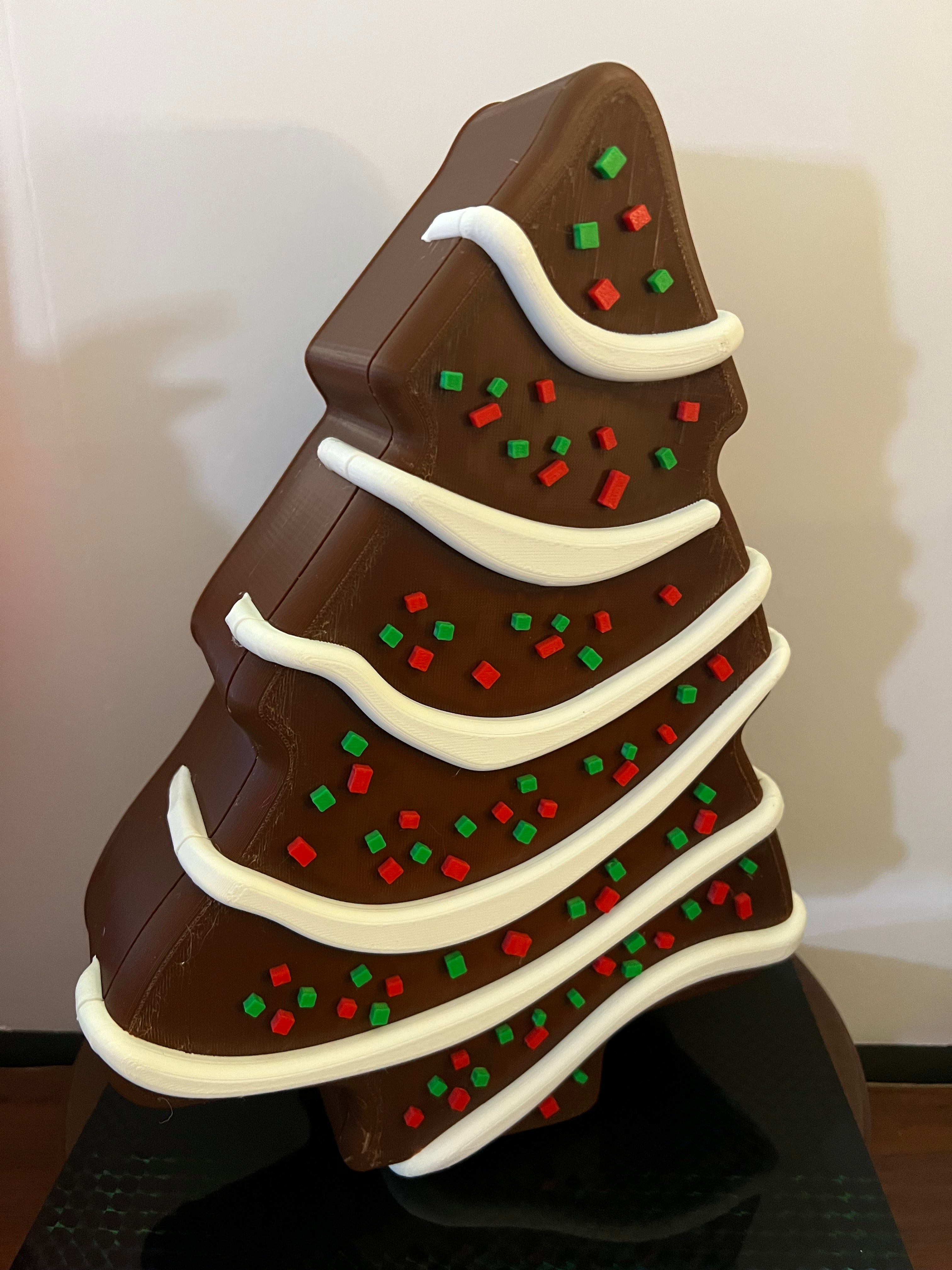 Huge Little Debbie Chocolate Christmas tree