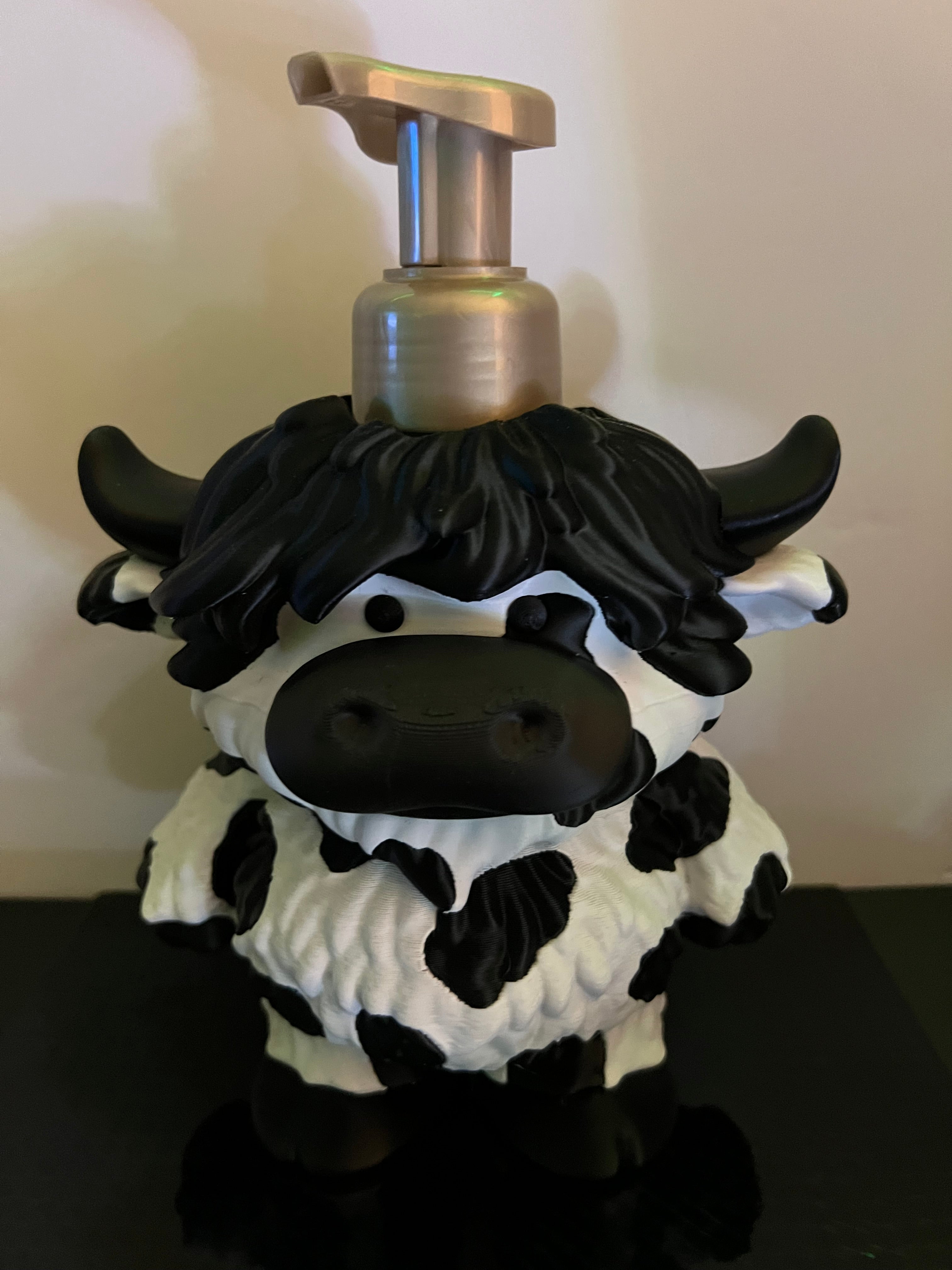 Highland Cow Bath and Body Works Soap Holder by 3d print