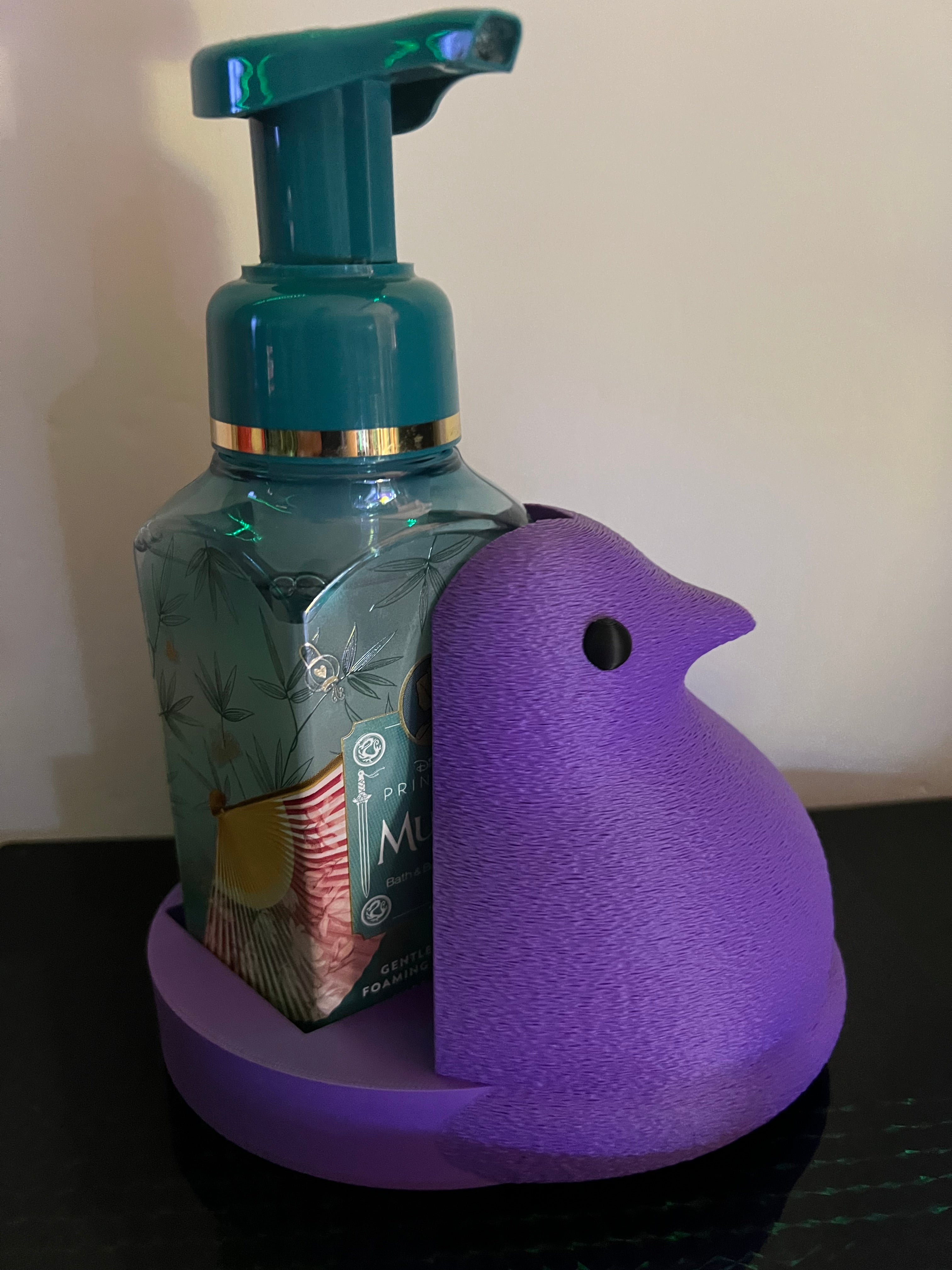 Easter Purple Peep chicken bath and body works soap holder