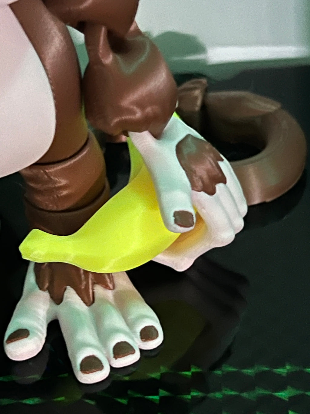 Flexi Monkey Hanging by 3D print