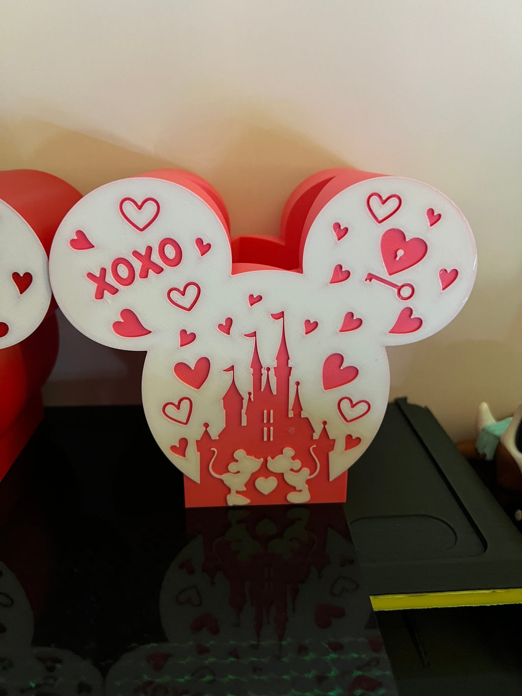 Valentine day (Pink) Mickey Mouse bath and body works soap holder
