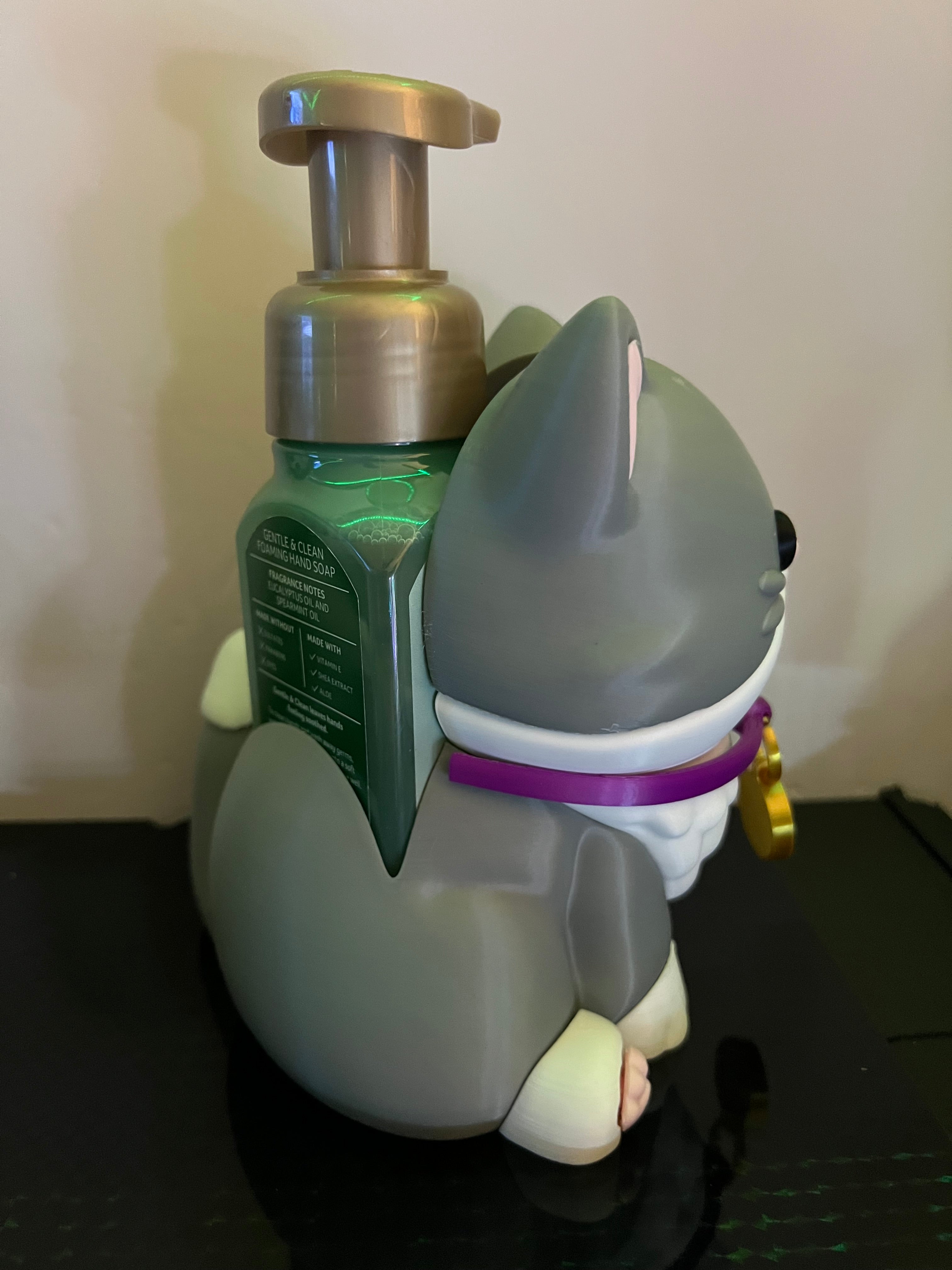 Kitty bath and body works soap holder