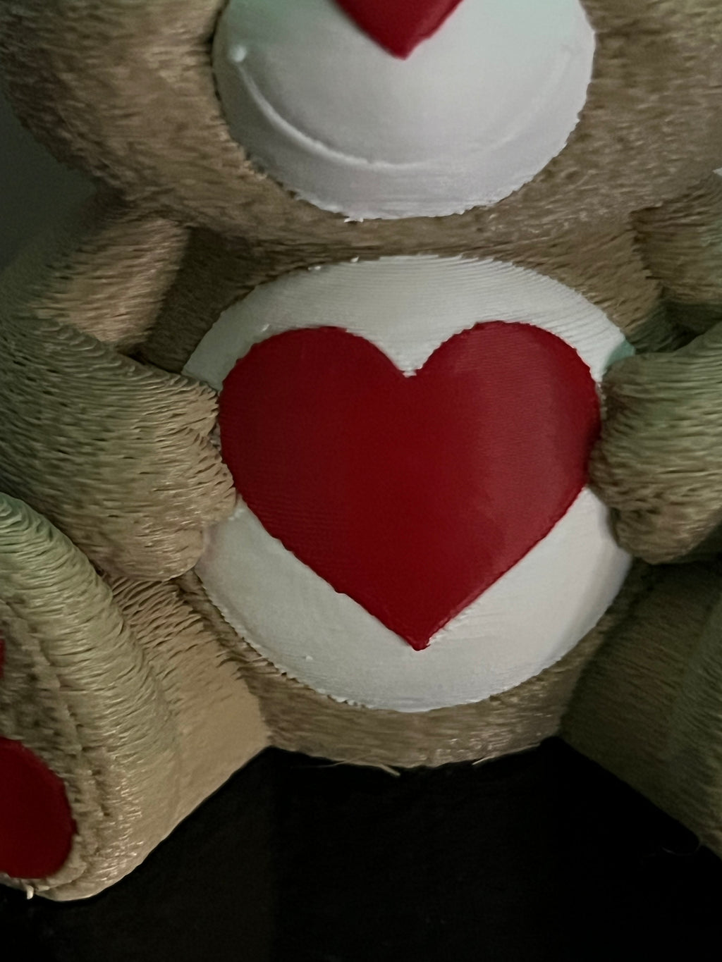 Heart Care Bear by 3D print