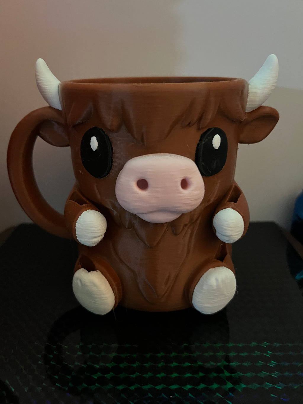 Highland Cow ice cream holder by 3d print