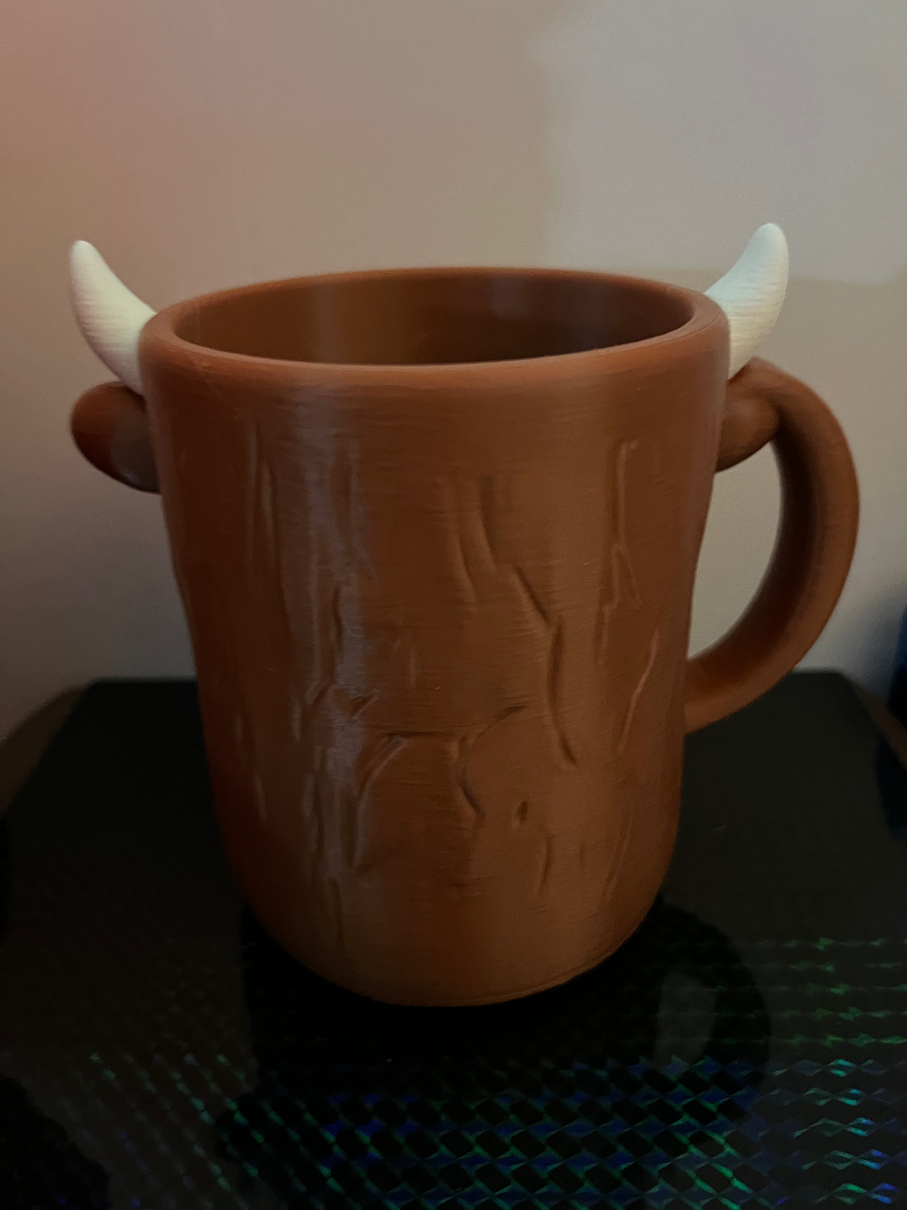 Highland Cow ice cream holder by 3d print