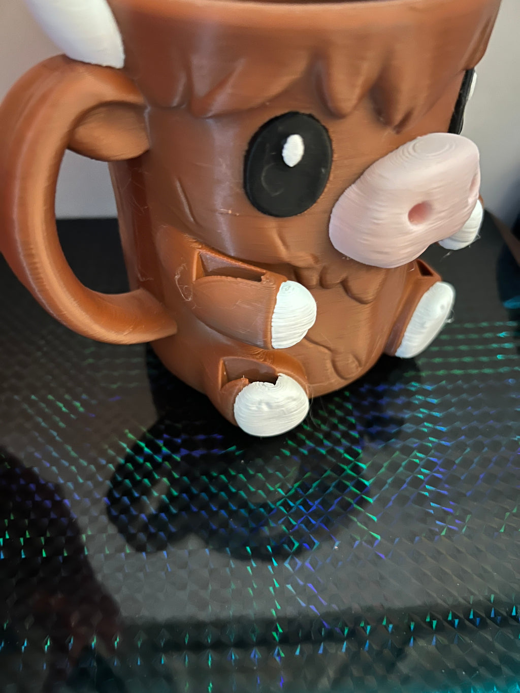 Highland Cow ice cream holder by 3d print
