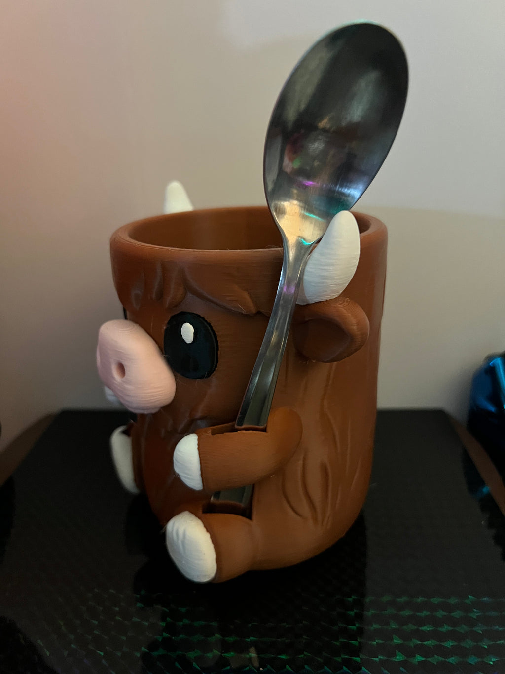 Highland Cow ice cream holder by 3d print