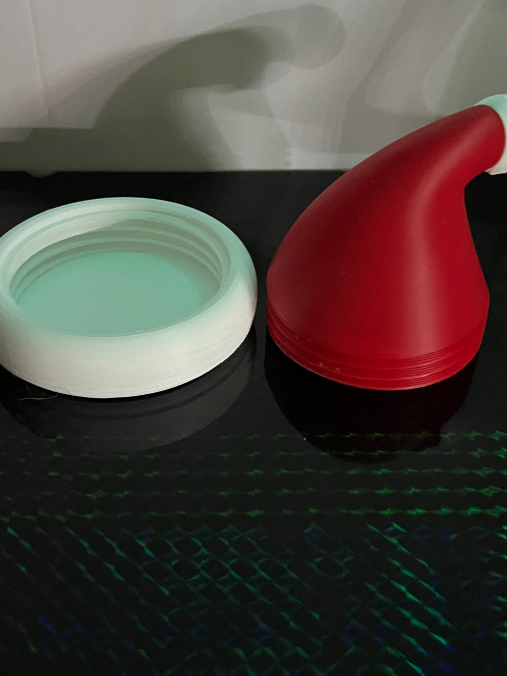 Christmas Santa Hat container by 3D print