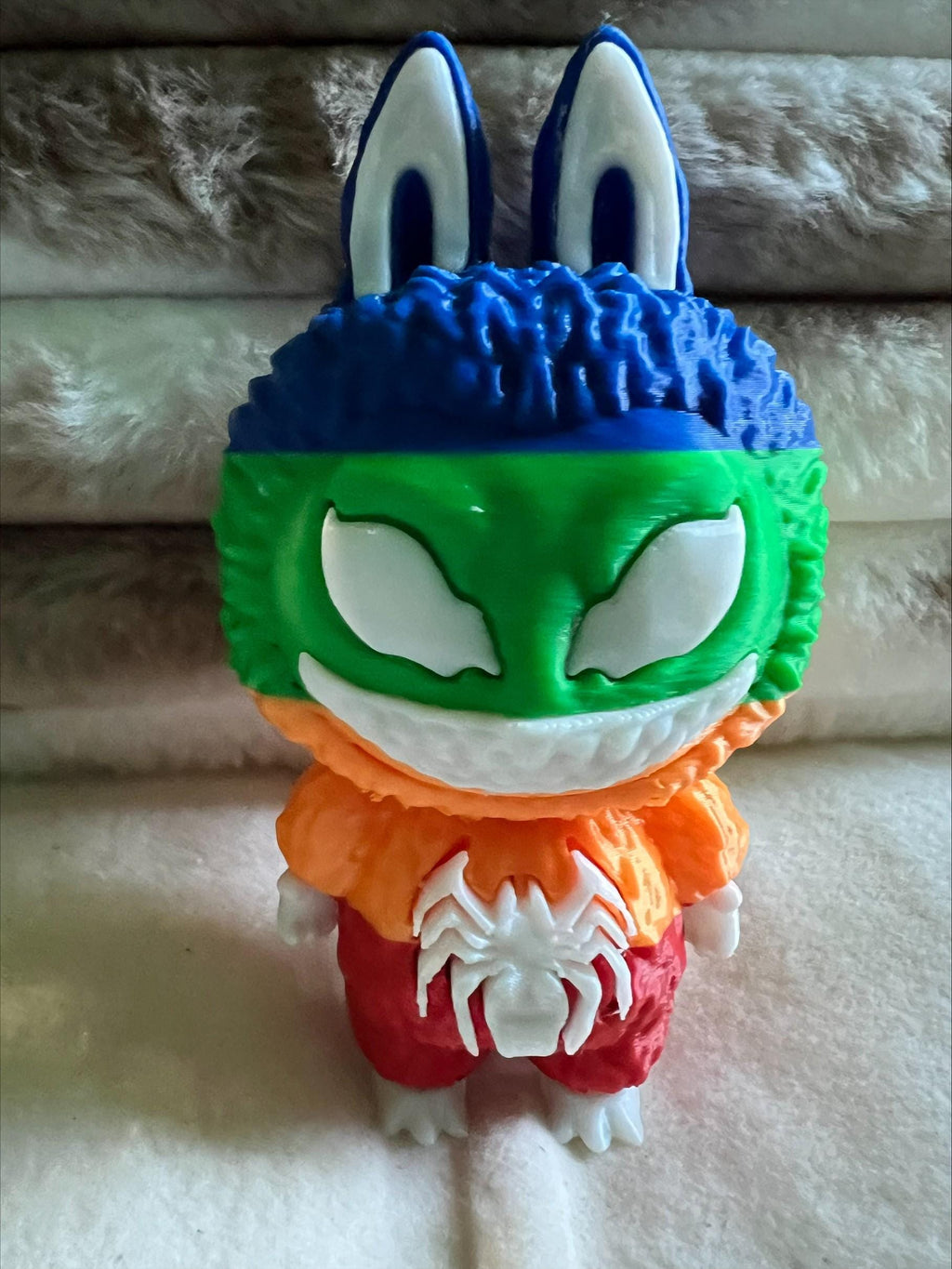 Pride Rainbow Labubu Venom by 3D print