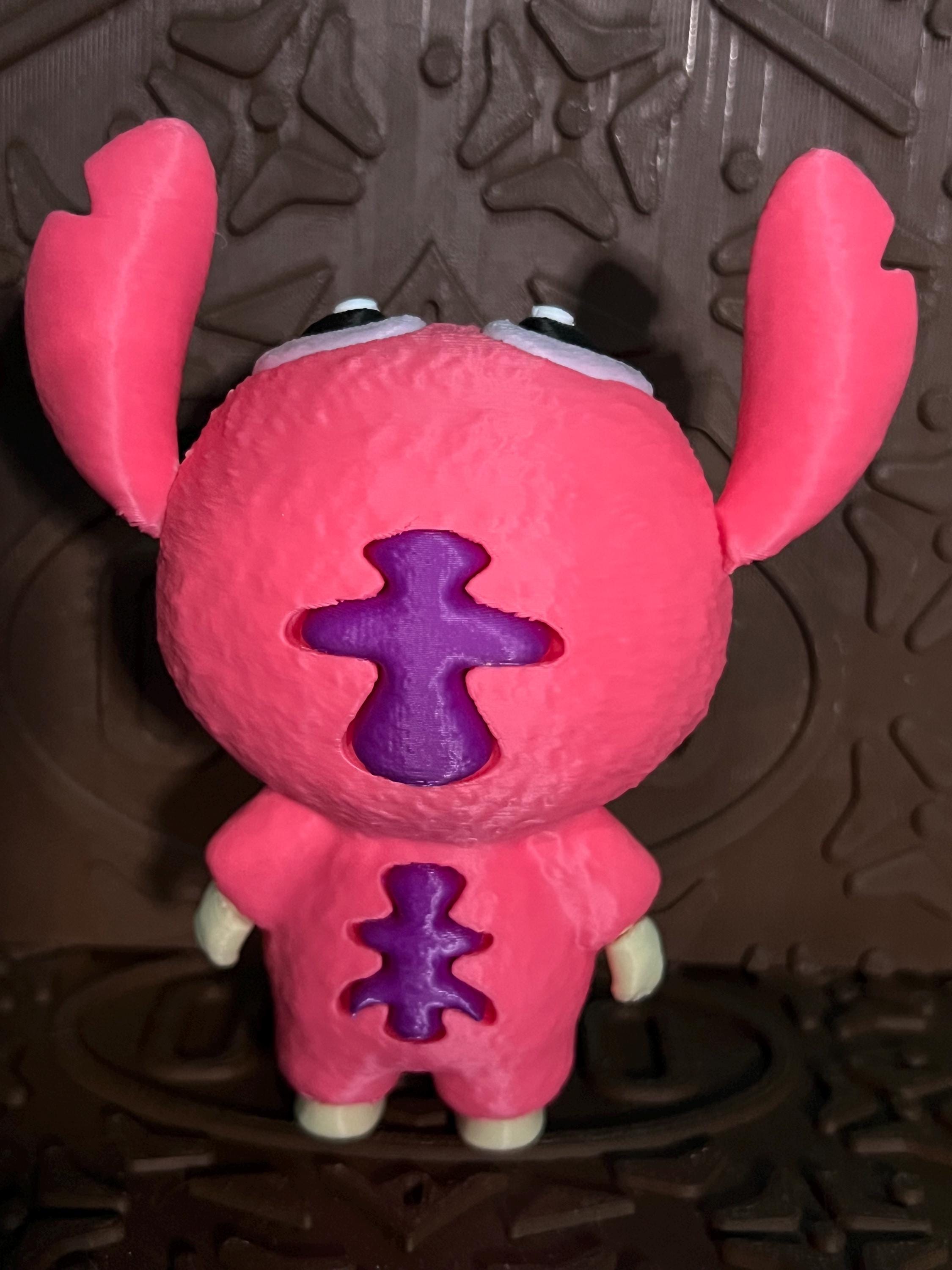 Labubu Stitchs Angel by 3D print