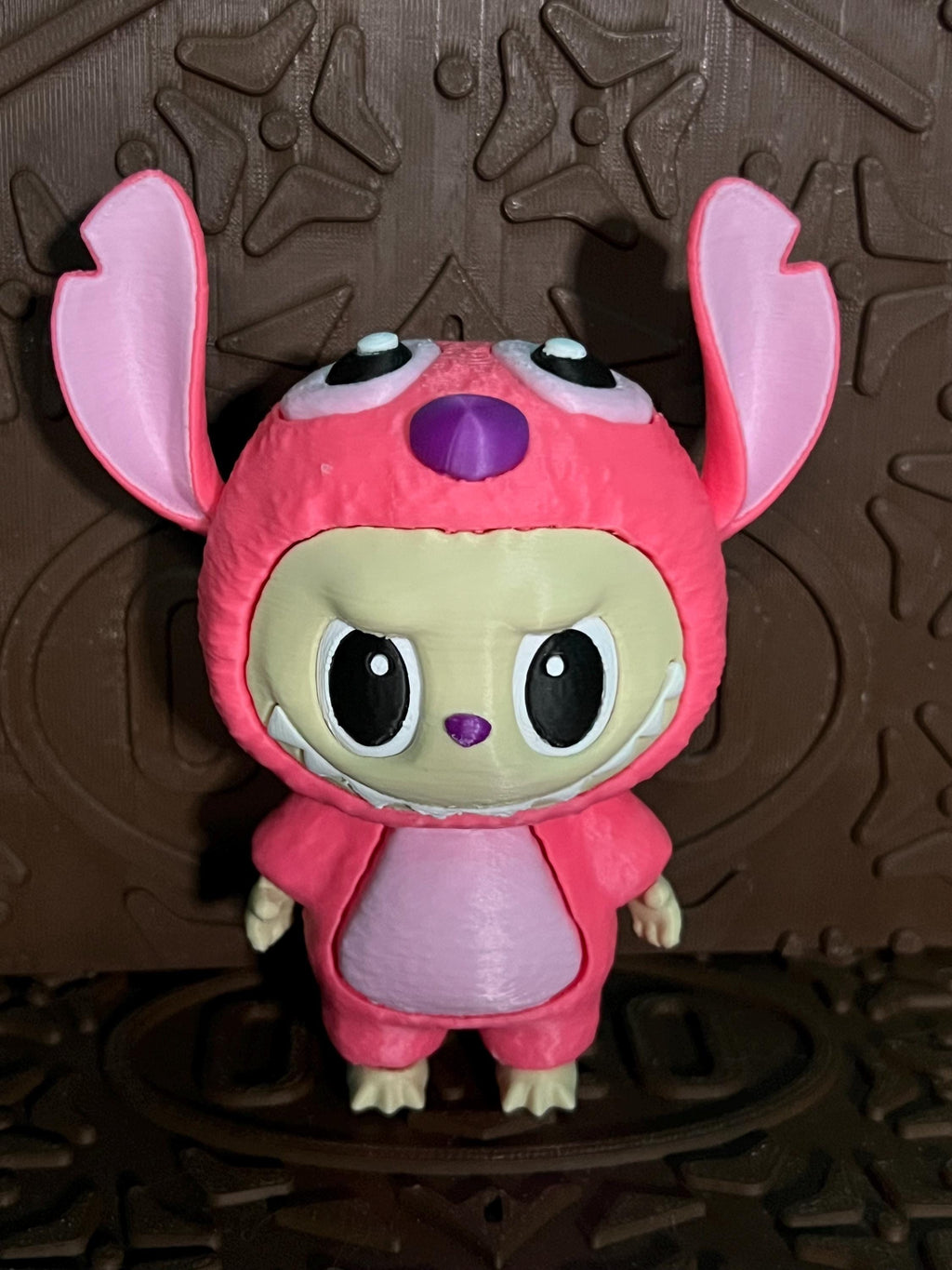 Labubu Stitchs Angel by 3D print