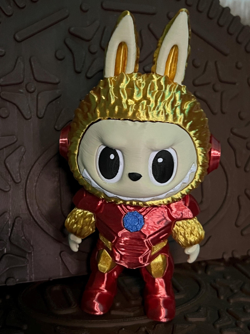 Labubu Iron Man by 3d print