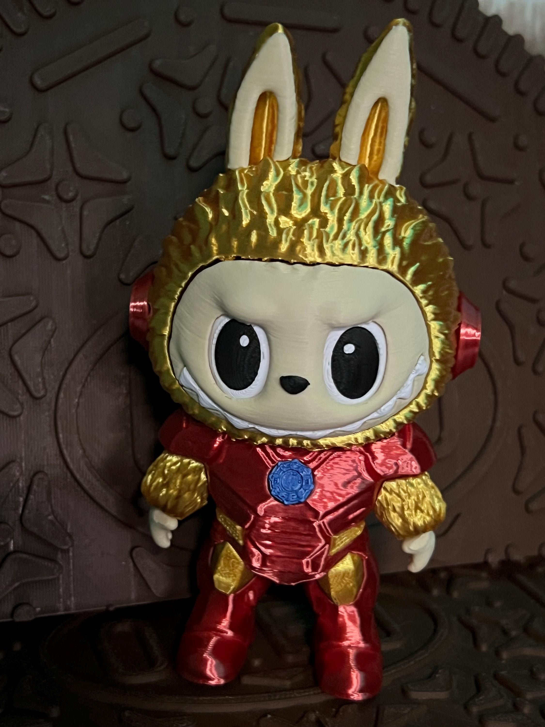 Labubu Iron Man by 3d print