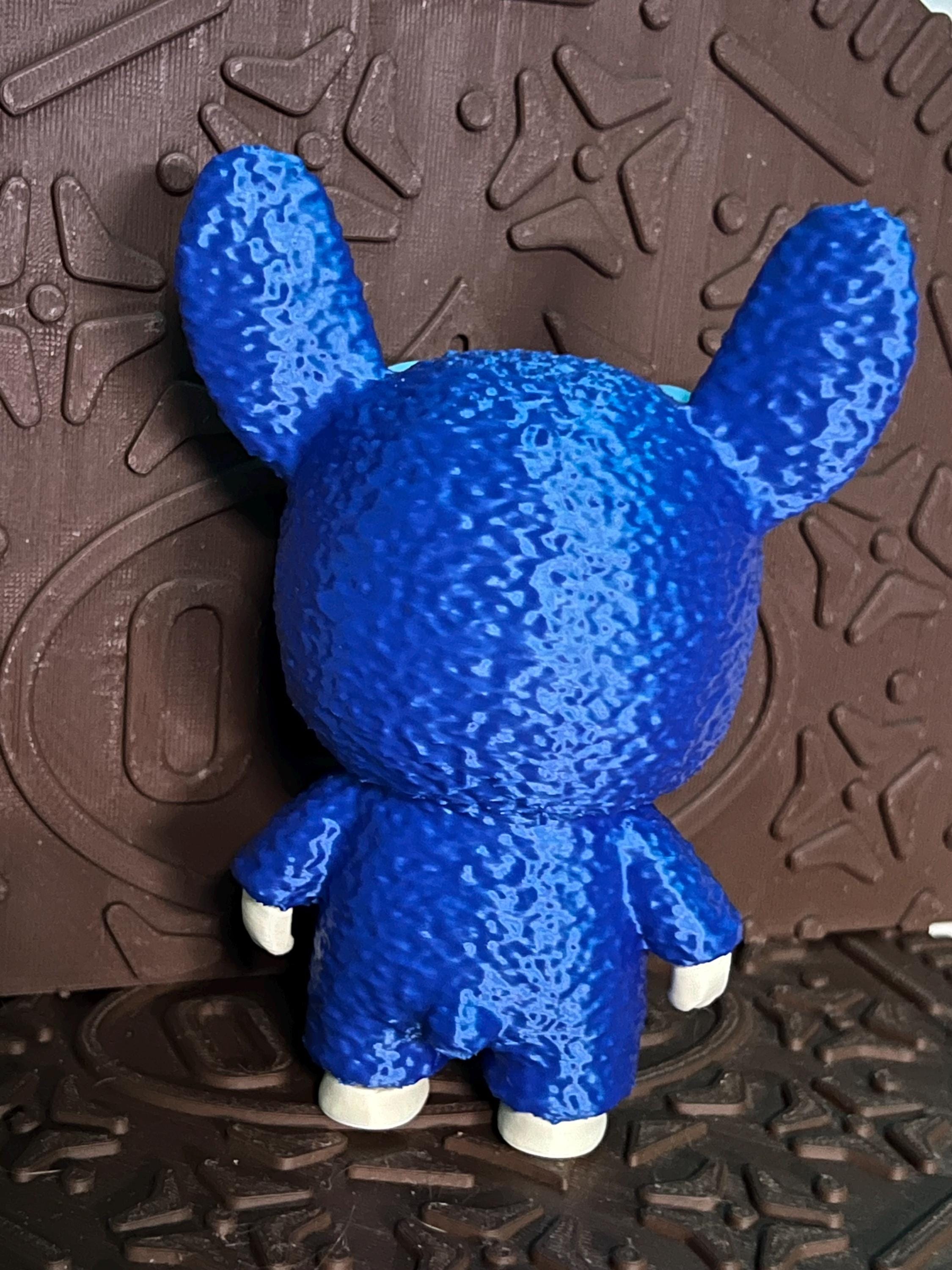Labubu Stitch Fuzzy by 3d print