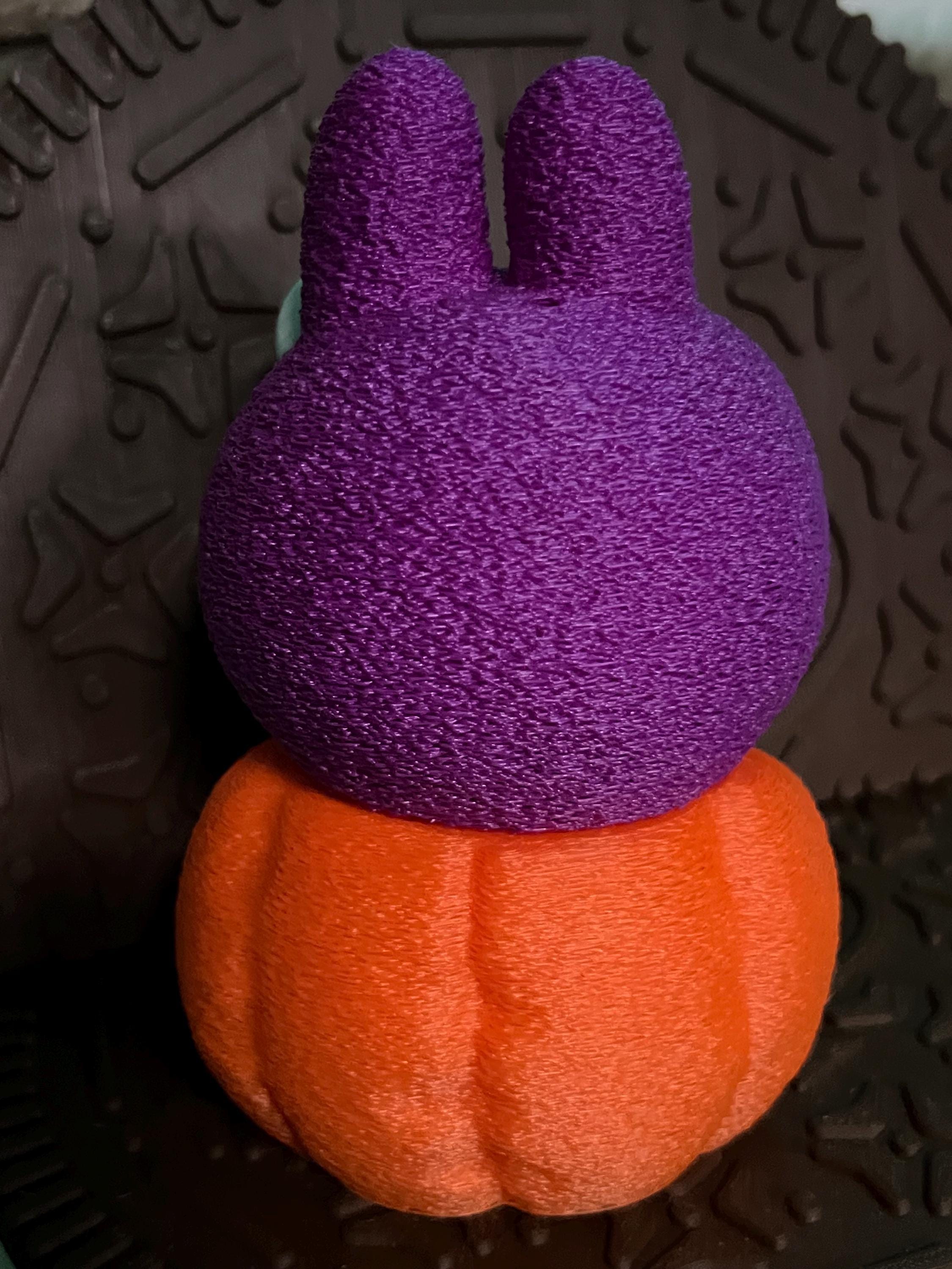 Labubu Fuzzy Sit in Pumpkin (Perfect for Halloween)