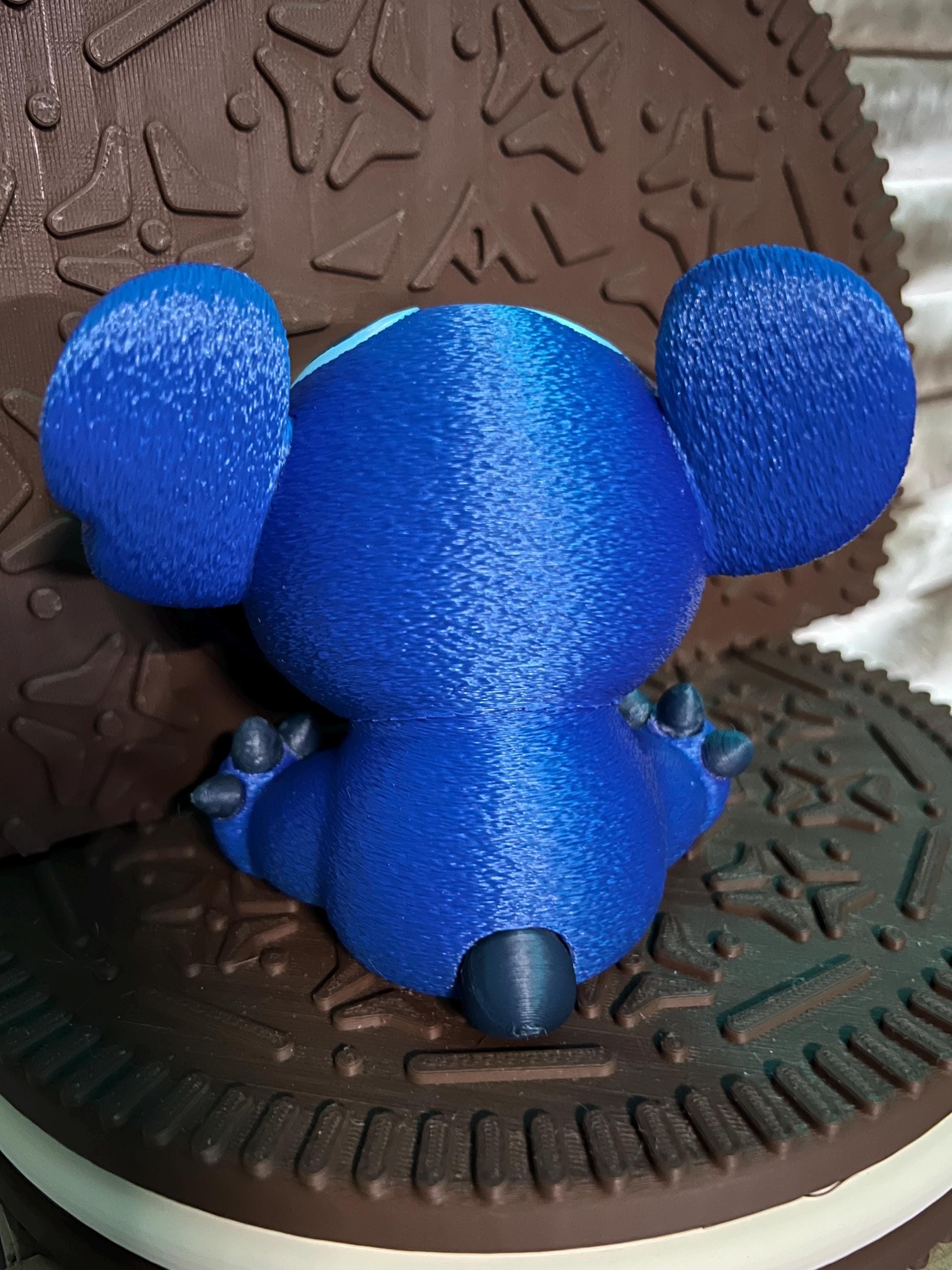 Labubu Stitch Fuzzy by 3d print