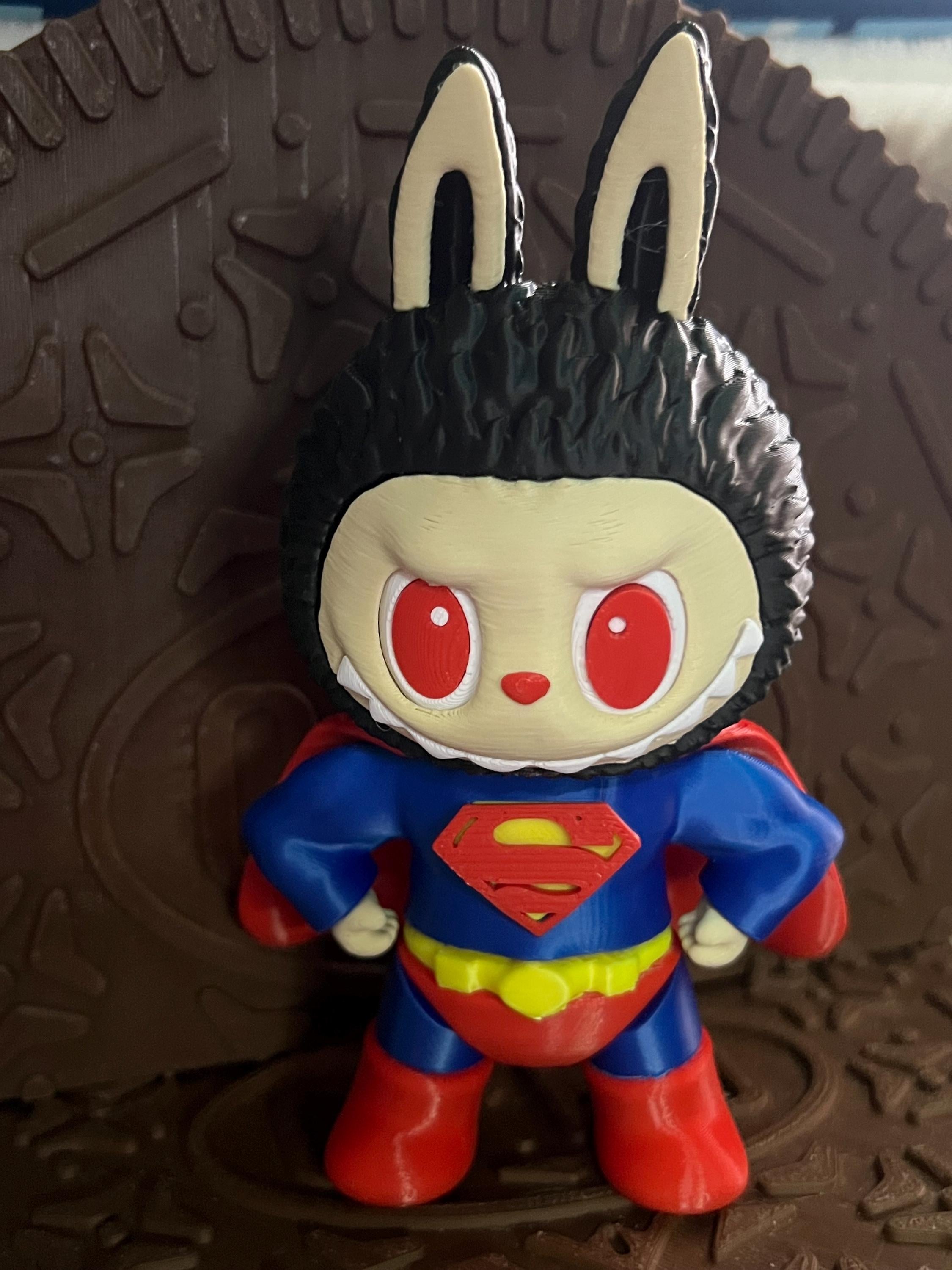Labubu Superman by 3d print