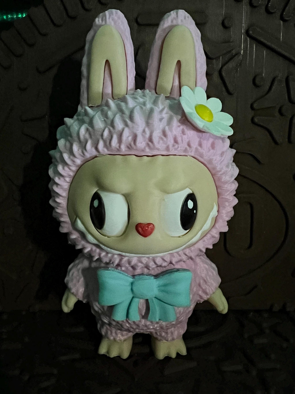 Labubu Flower girl with eyes rotating by 3D print