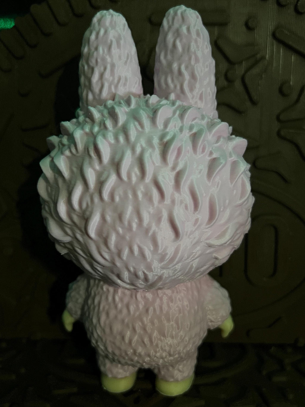 Labubu Flower girl with eyes rotating by 3D print