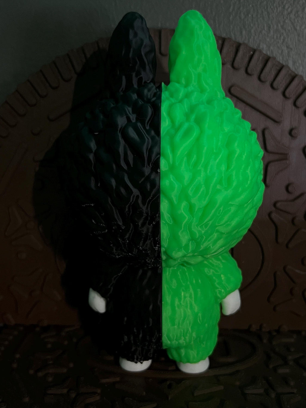 Labubu Half Human n Half Venom by 3D print